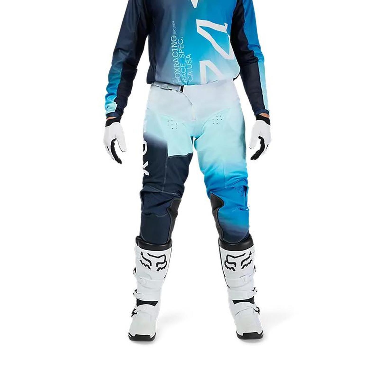 Pantalon Moto Air Haze 180 Azul Fox-2