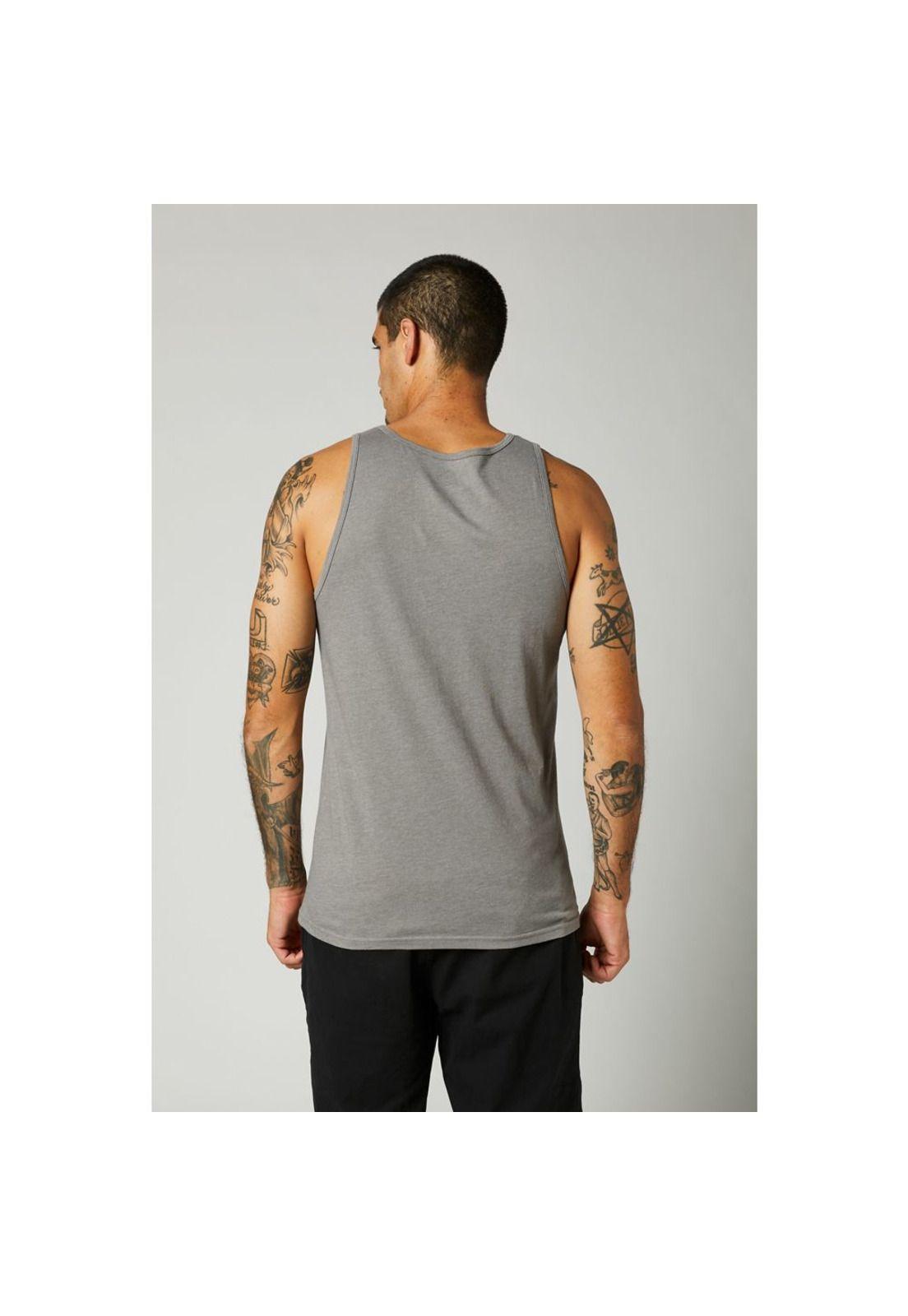 Polera Lifestyle Predator Premium Tank Gris Fox-1