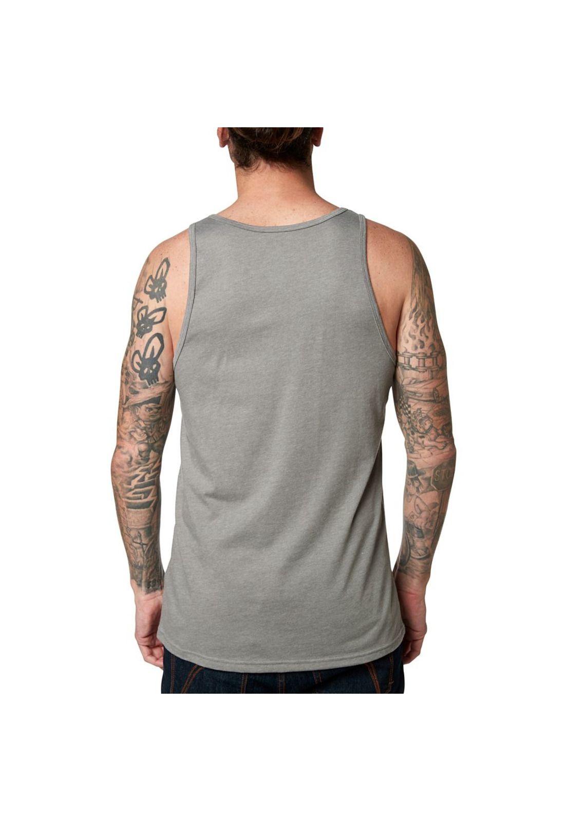 Polera Lifestyle Predator Premium Tank Gris Fox-3