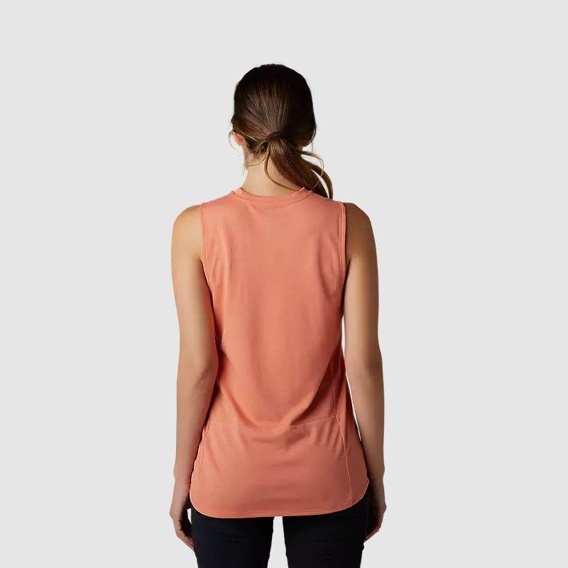 Polera Bicicleta Mujer Ranger Drirelease® Sin Mangas Salmon Fox-2