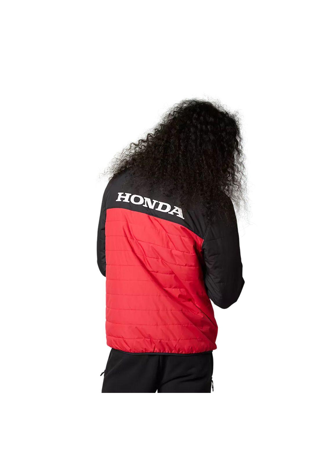 Chaqueta Lifestyle Honda Howell Puffy Rojo/Negro Fox-2