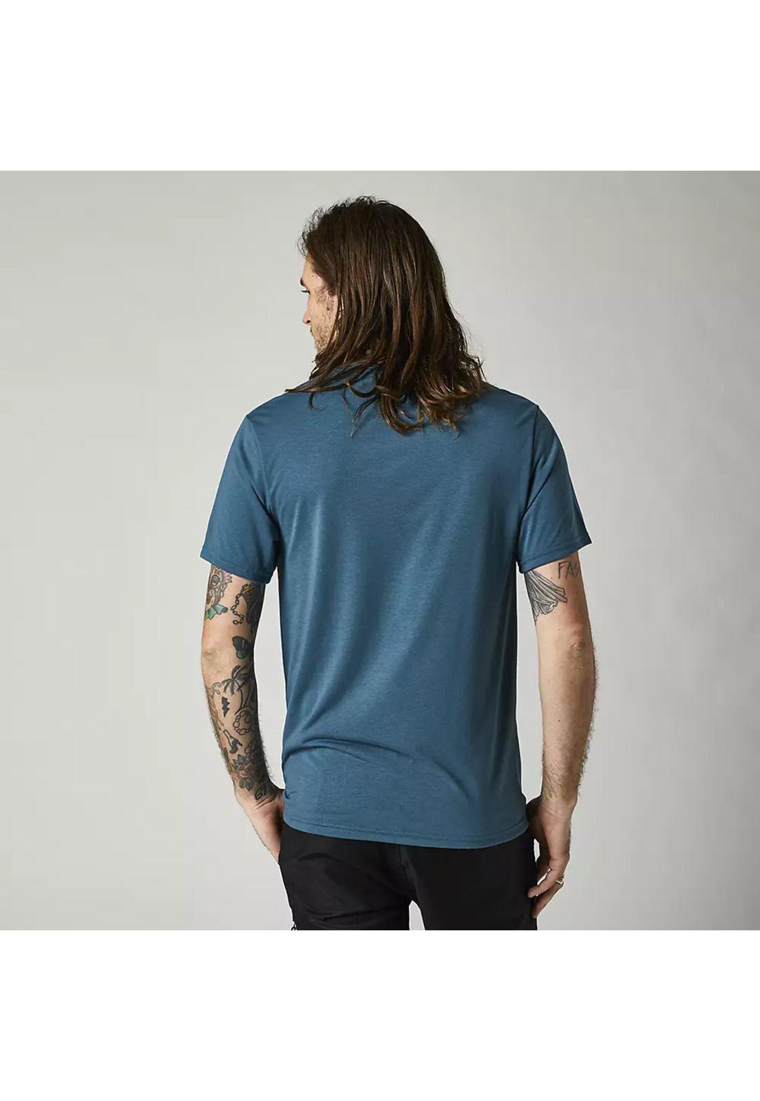 Polera Lifestyle Pinnacle Azul Fox-1