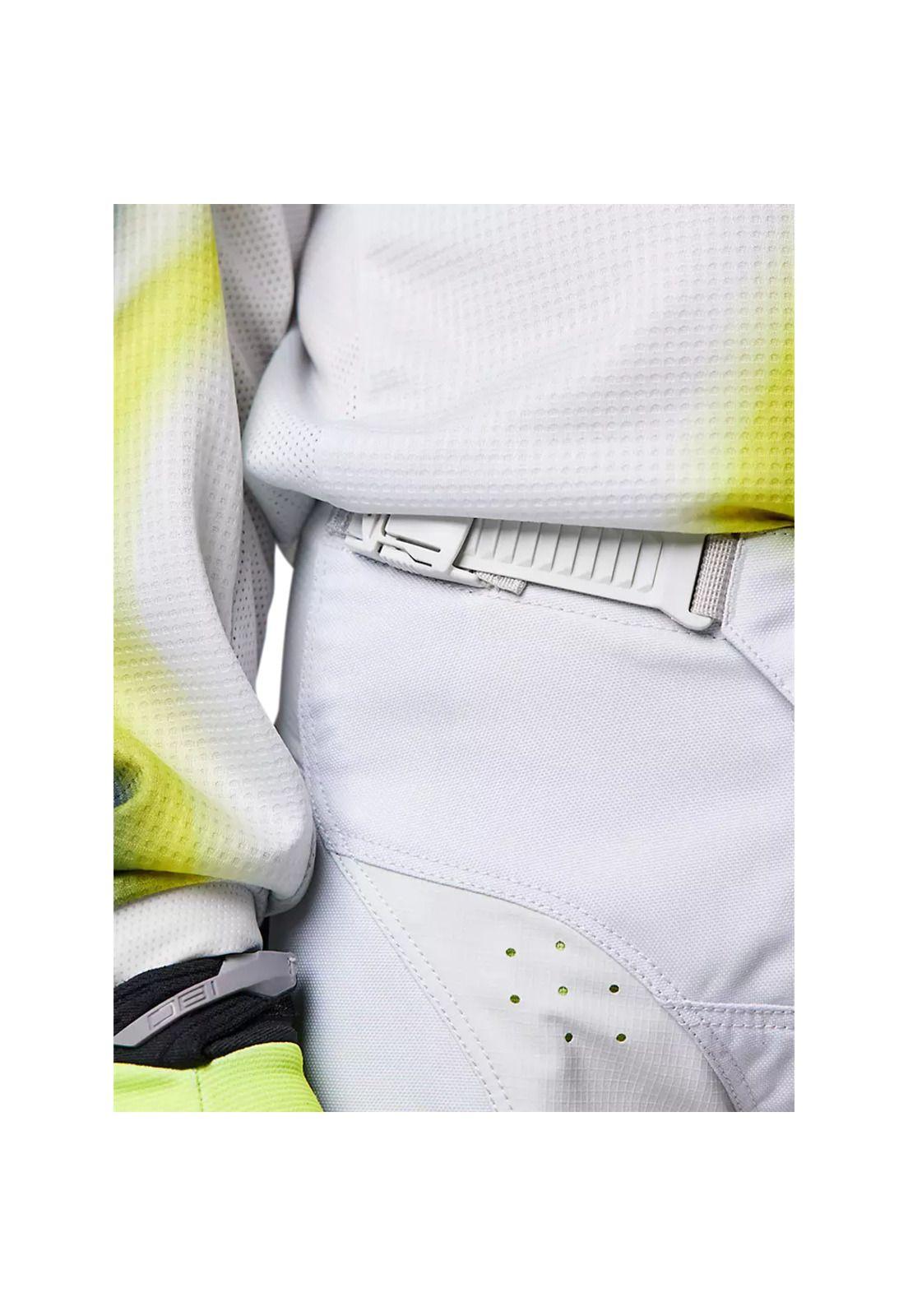 Pantalon Moto Niño 180 Toxsyk Amarillo/Blanco Fox-3