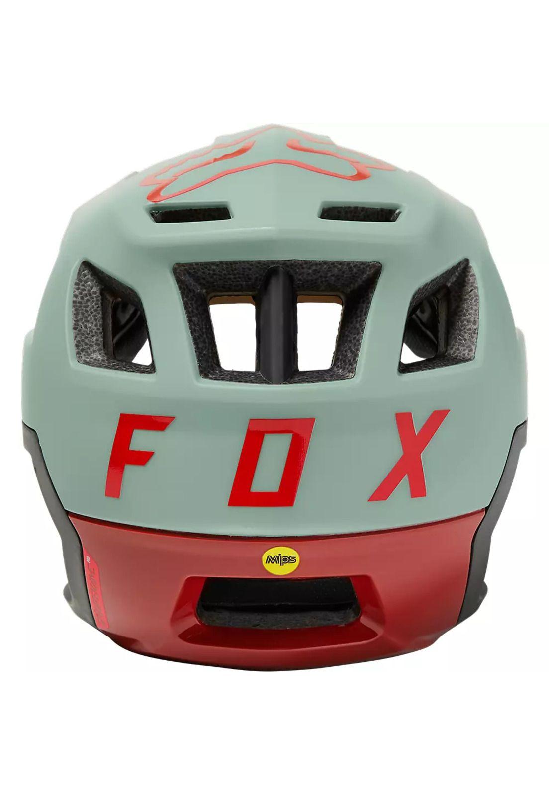 Casco Bicicleta Dropframe Pro Verde Agua Fox-3