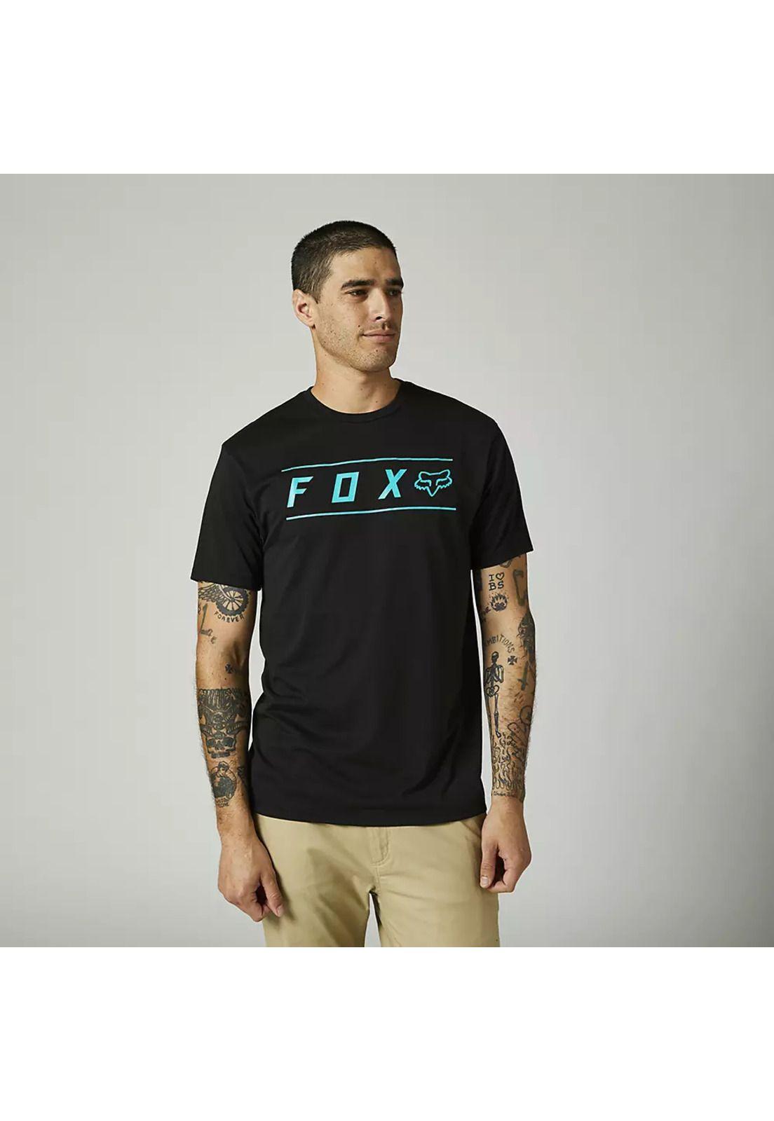 Polera Lifestyle Pinnacle Negro Fox-2