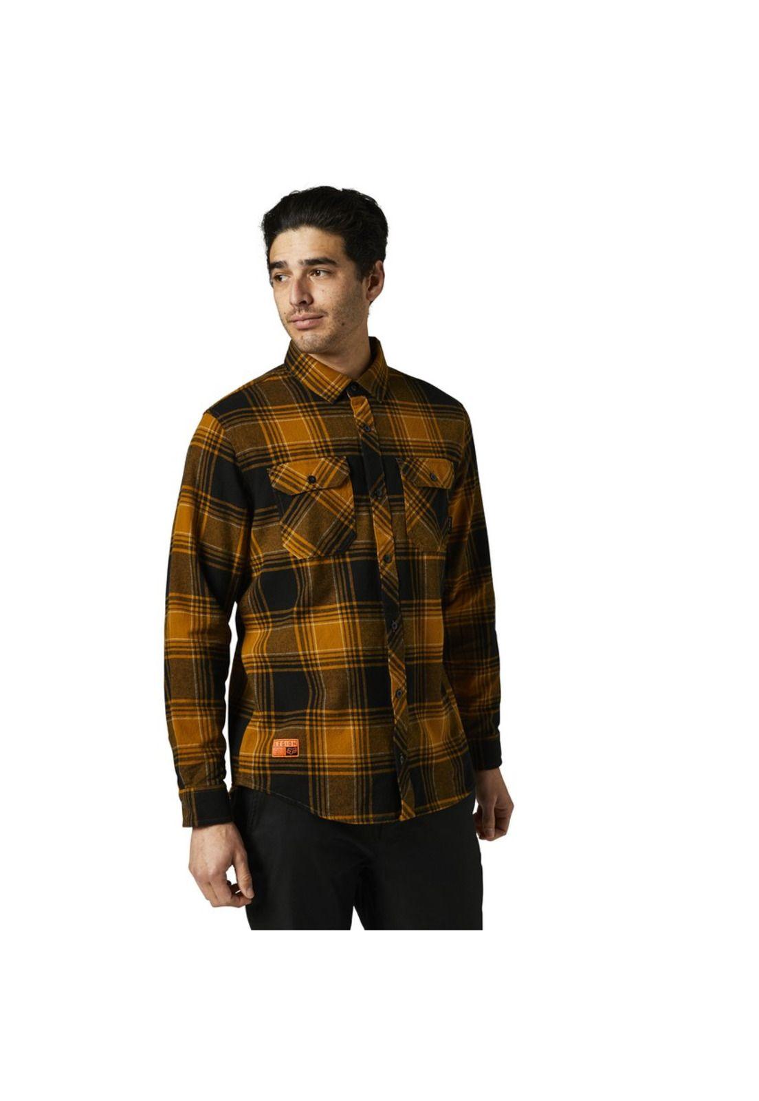 Camisa Lifestyle Traildust 20 Dorado Fox-1