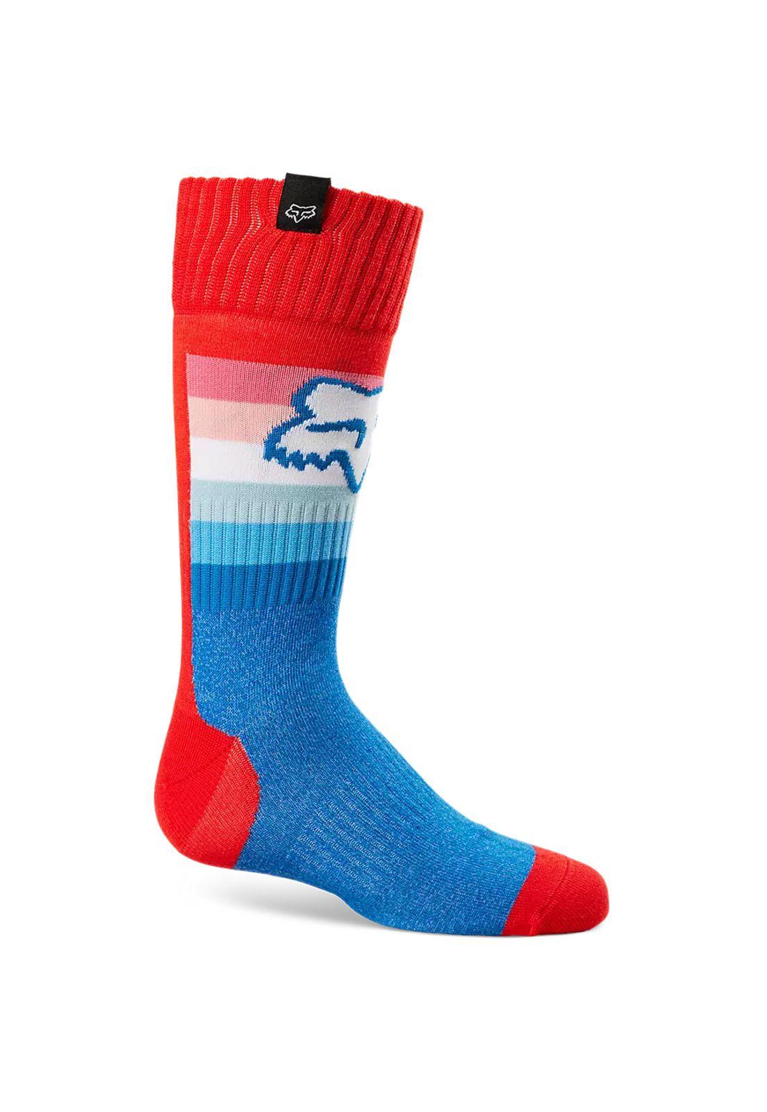 Calcetines Moto Niño 180 Toxsyk Rojo/Azul Fox-0