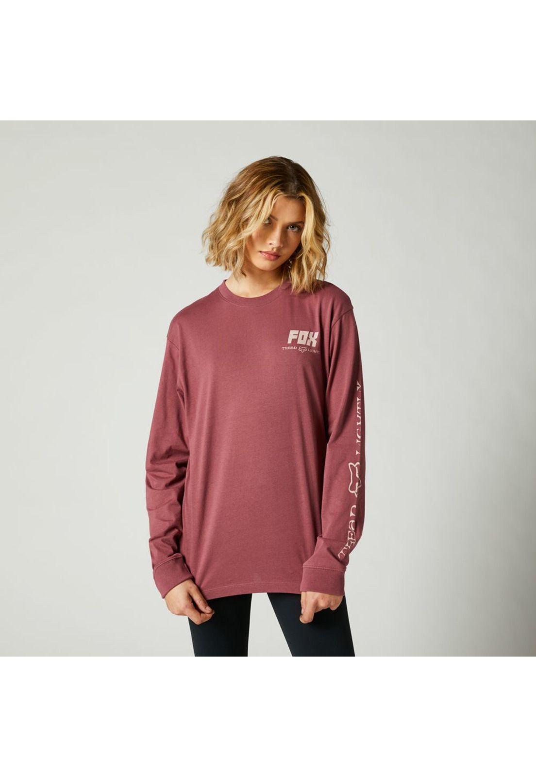 Polera Lifestyle Mujer Tread Lightly Morado Fox-2