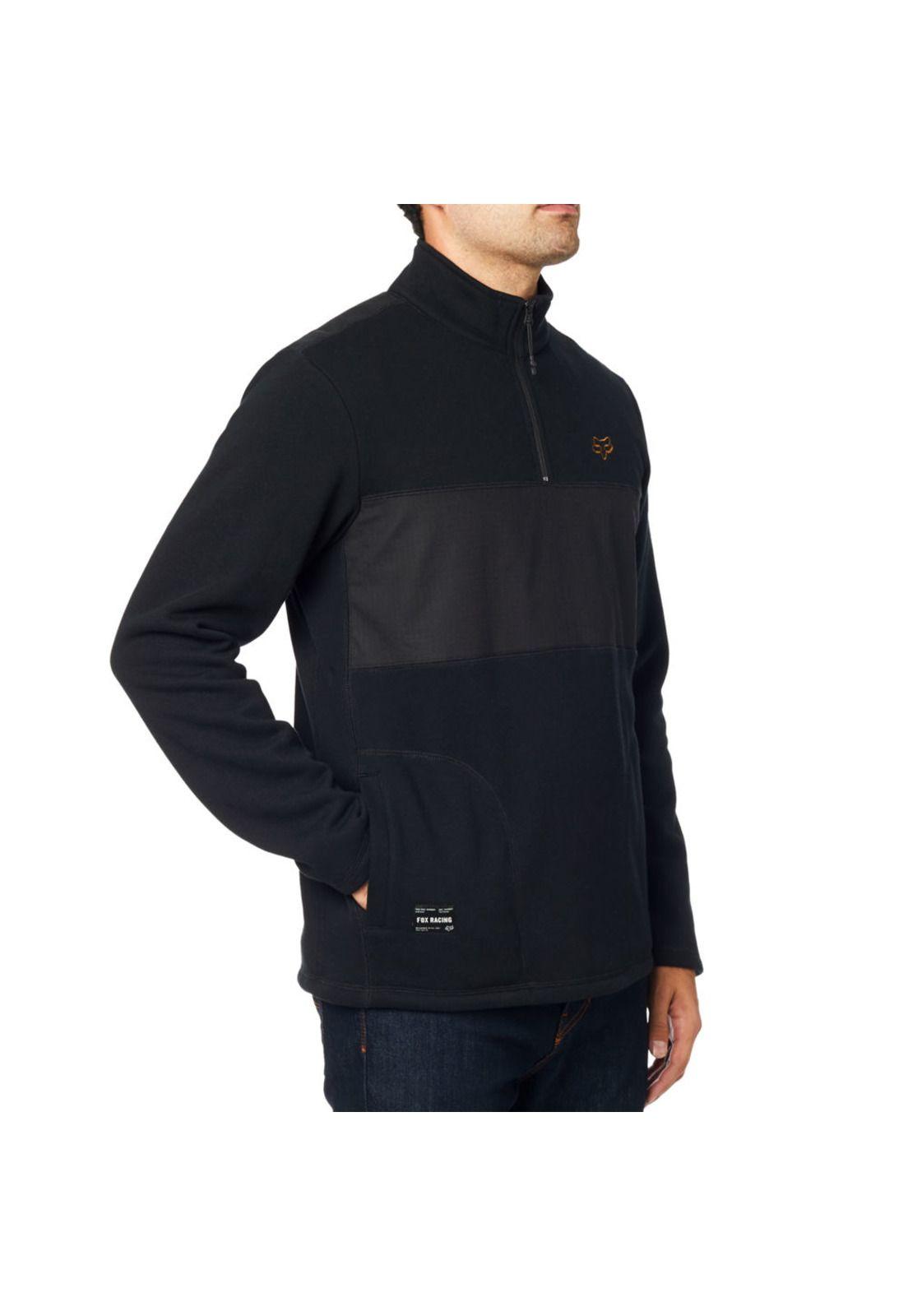 Poleron Lifestyle Heathen Negro Fox-2