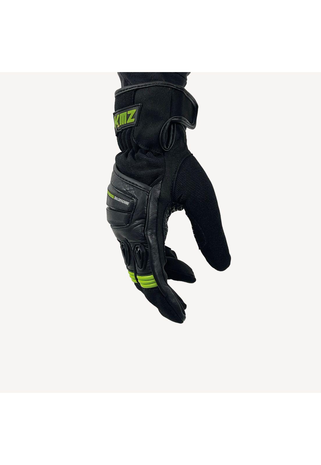 Guantes Moto Calle Raptor LI Negro/Amarillo KMZ-1