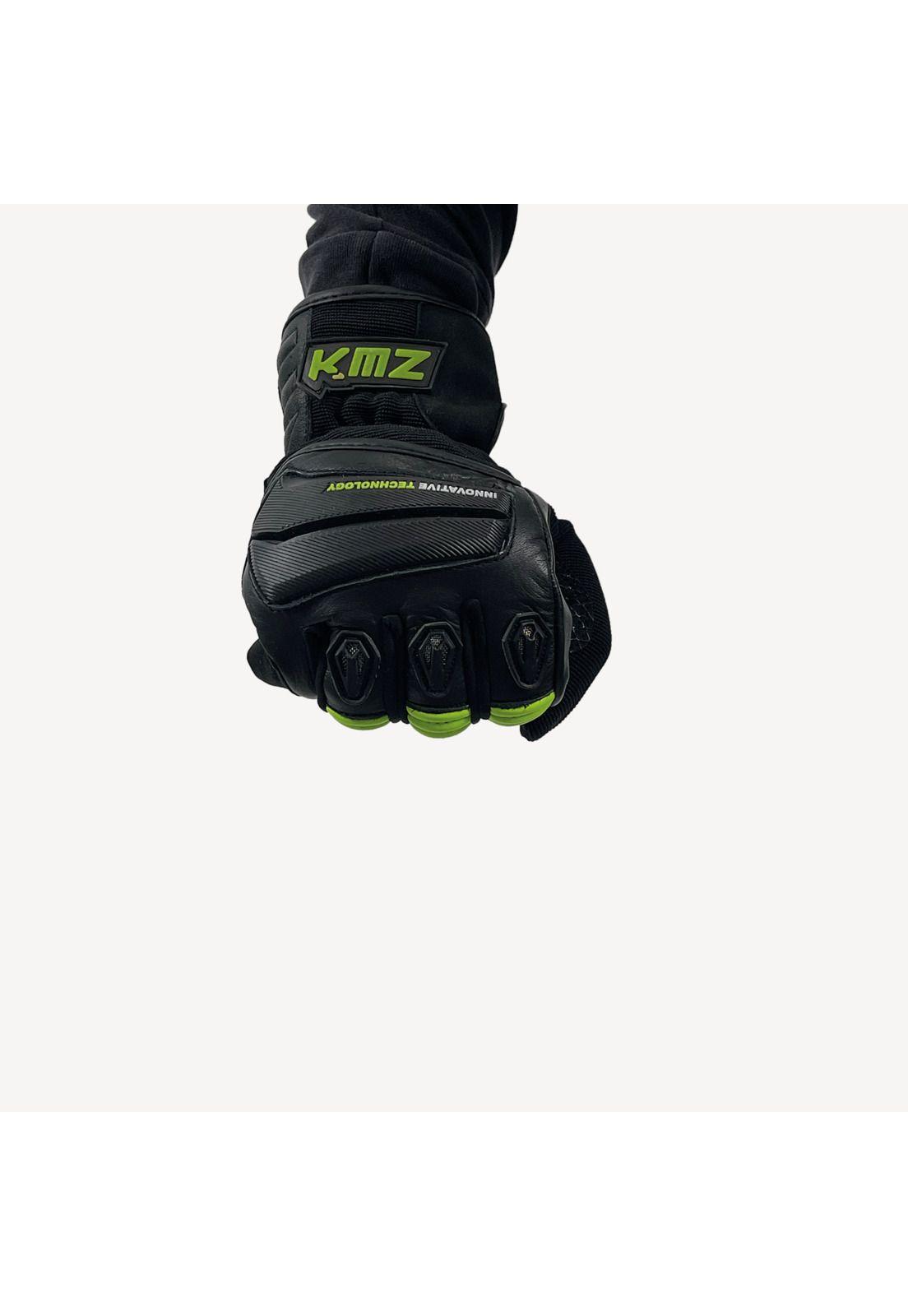 Guantes Moto Calle Raptor LI Negro/Amarillo KMZ-3