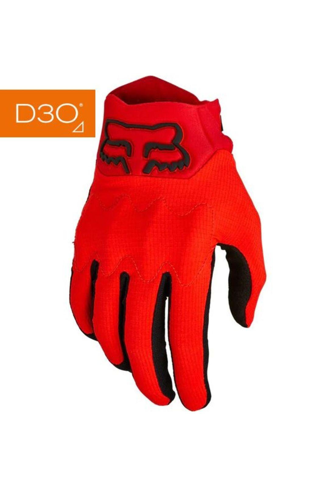 Guantes Moto Bomber  LT Rojo Fox-0
