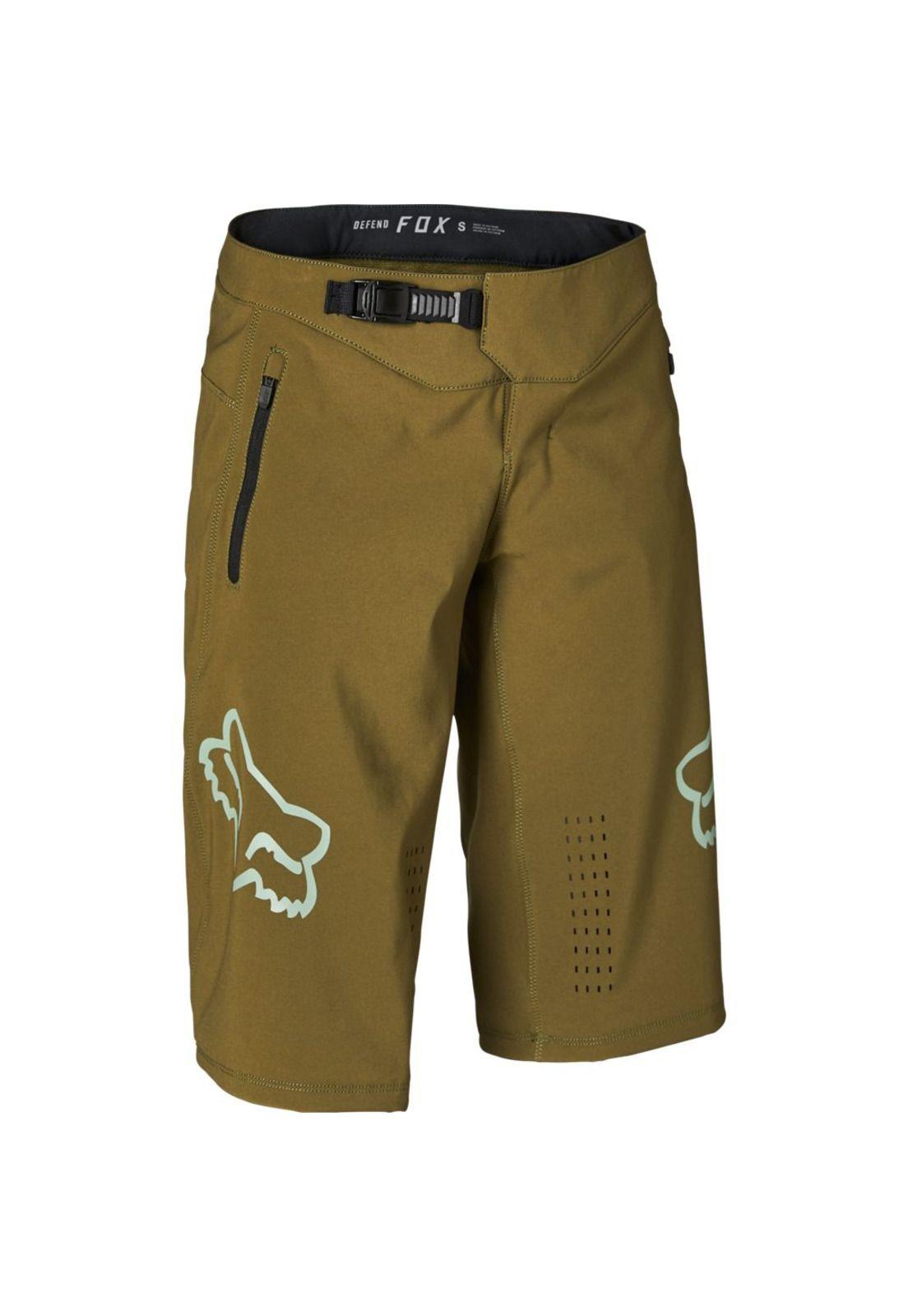 Short Bicicleta Mujer Defend Verde Fox-2