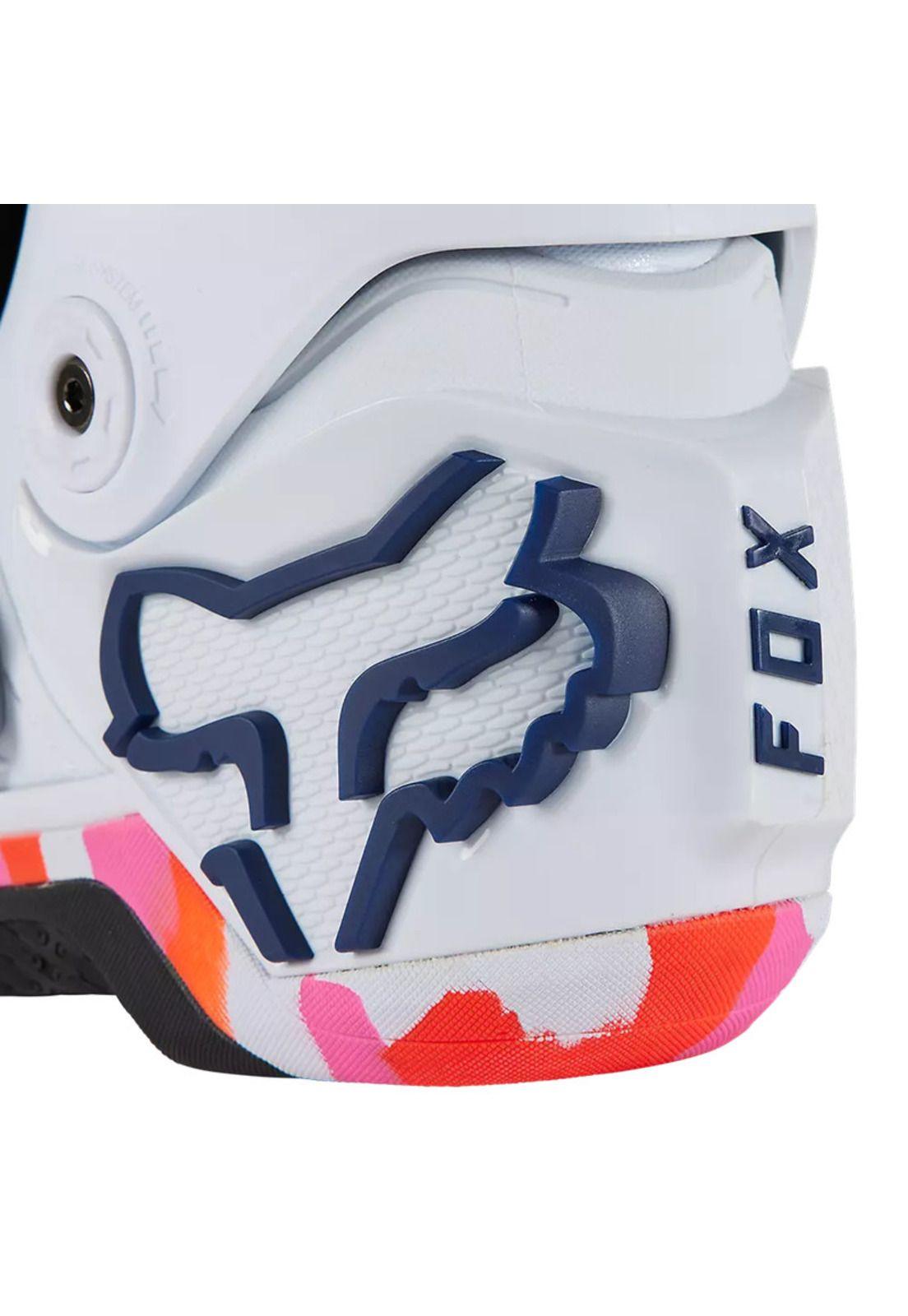 Botas Moto Instinct Ryvr Edicion Limitada Blanco/Azul/Rosado Fox-6
