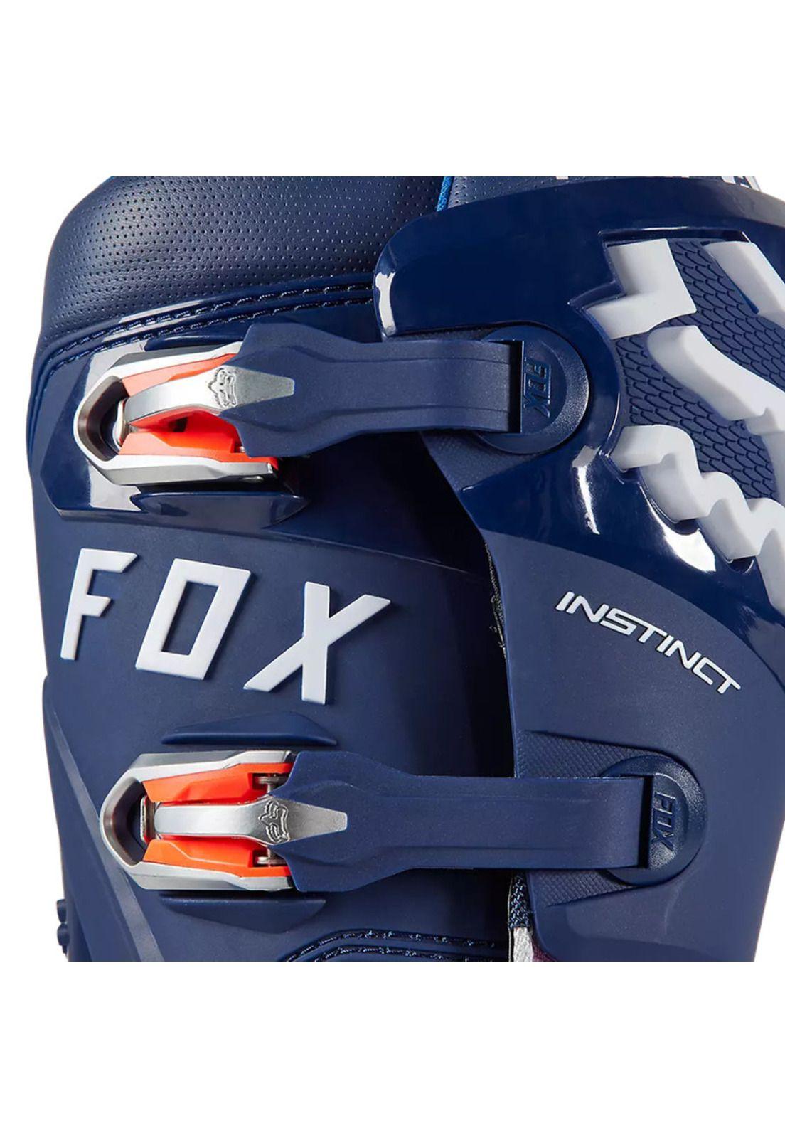 Botas Moto Instinct Ryvr Edicion Limitada Blanco/Azul/Rosado Fox-9