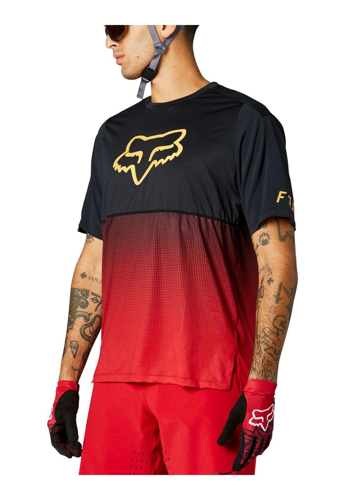 Polera Bicicleta Flexair Rojo Fox-2