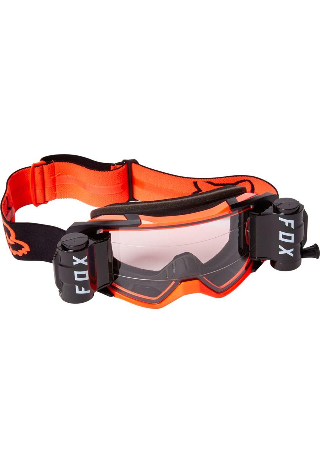 Antiparras Moto Roll Off Vue Stray Naranjo Fox-0