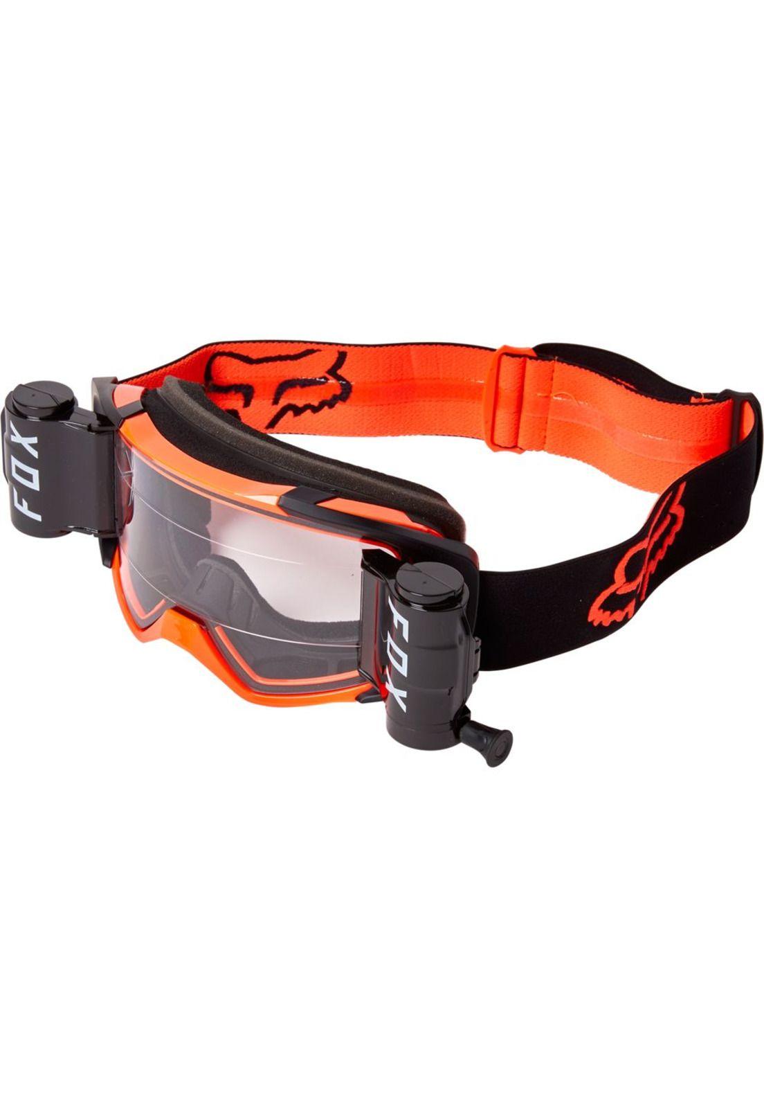 Antiparras Moto Roll Off Vue Stray Naranjo Fox-1