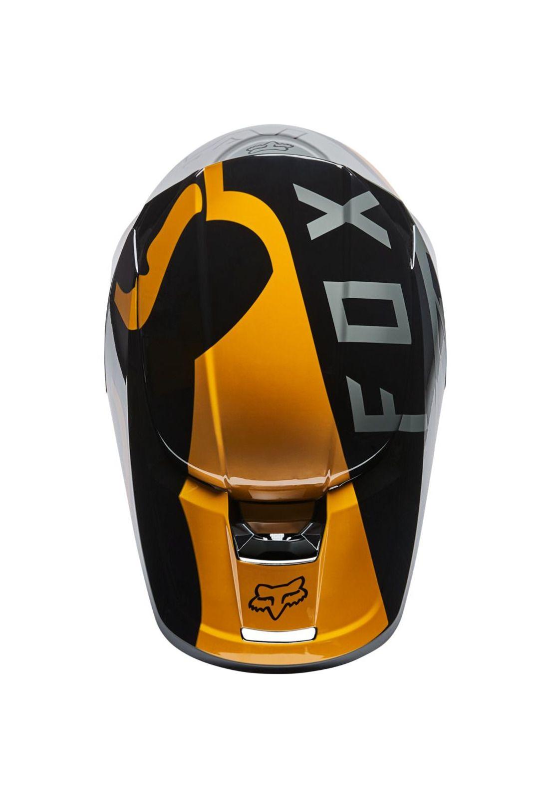 Casco Moto V1 Skew Negro Fox-2