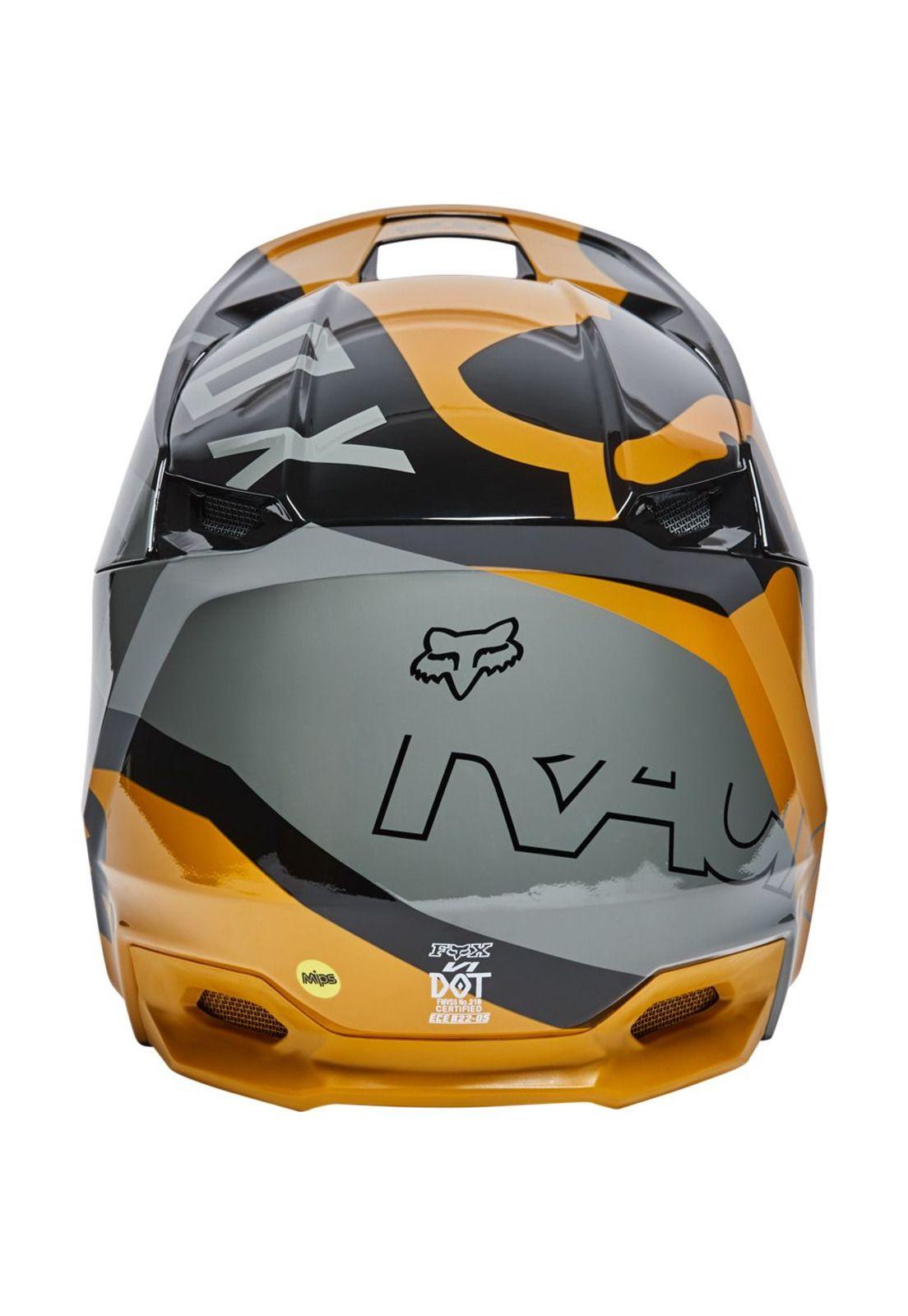 Casco Moto V1 Skew Negro Fox-3