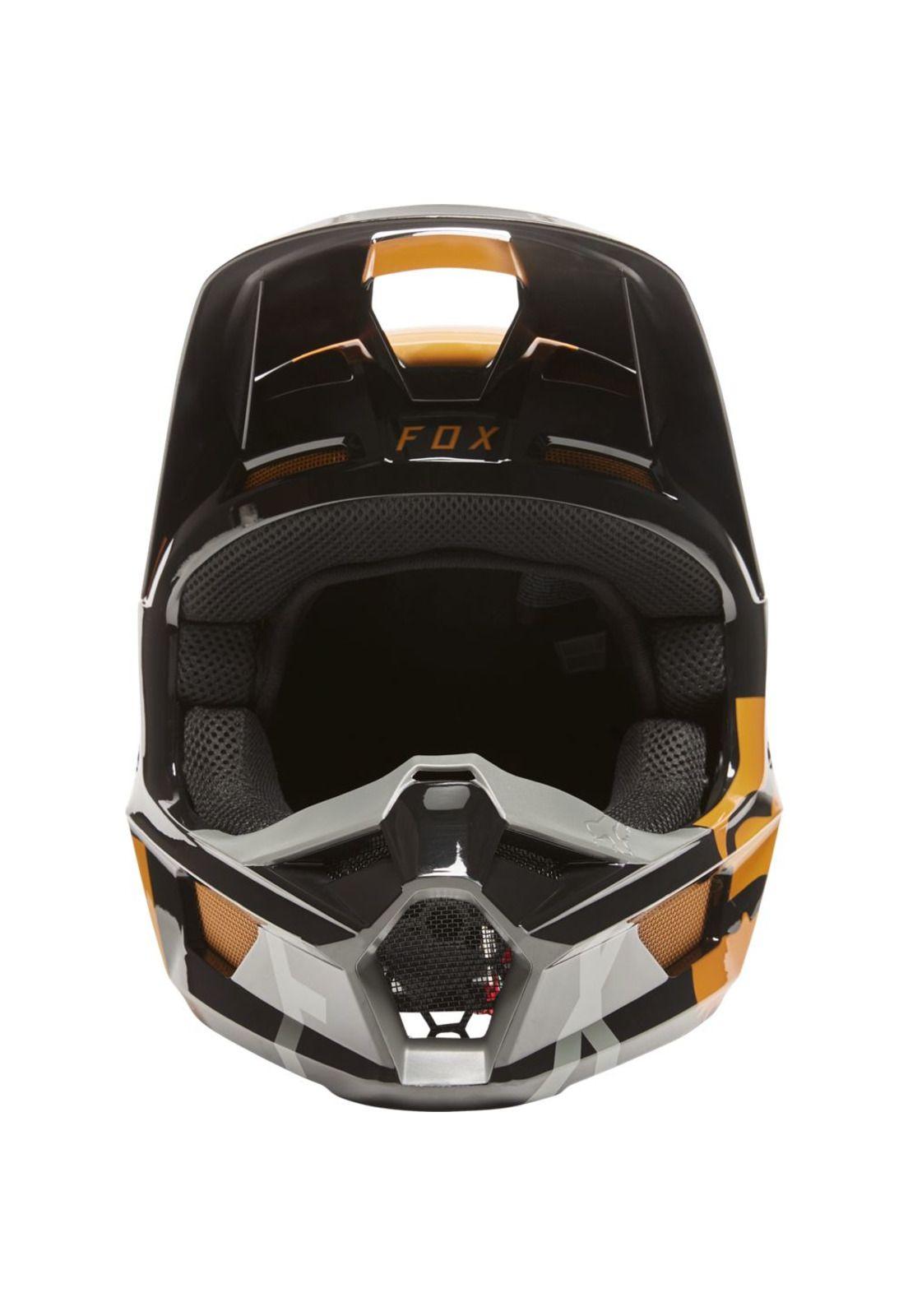Casco Moto V1 Skew Negro Fox-4
