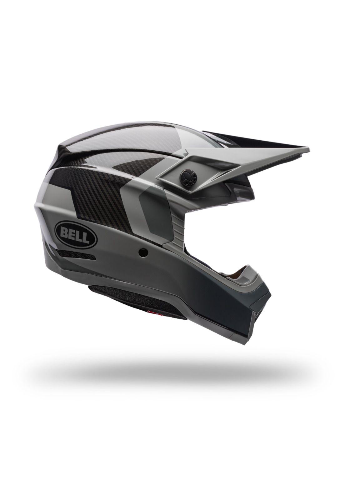 Casco Moto Moto-10 Gp Vector Gris Bell-0