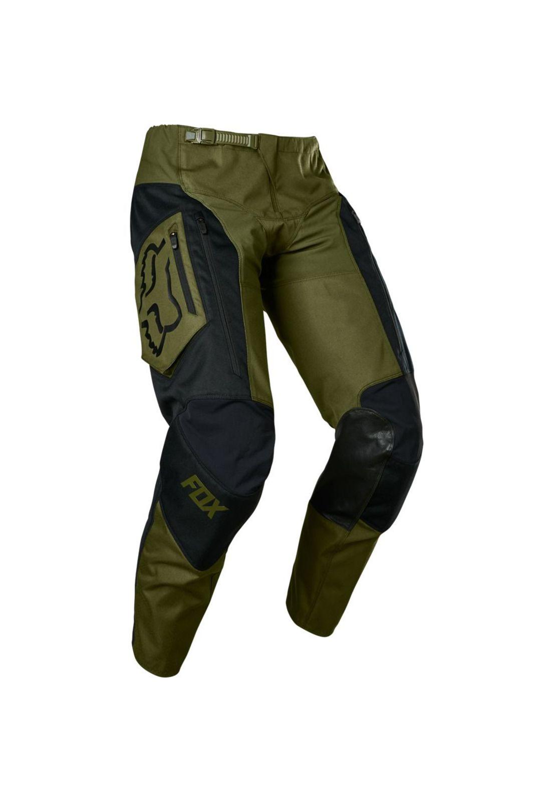 Pantalon Moto Legion LT Verde Fox-0