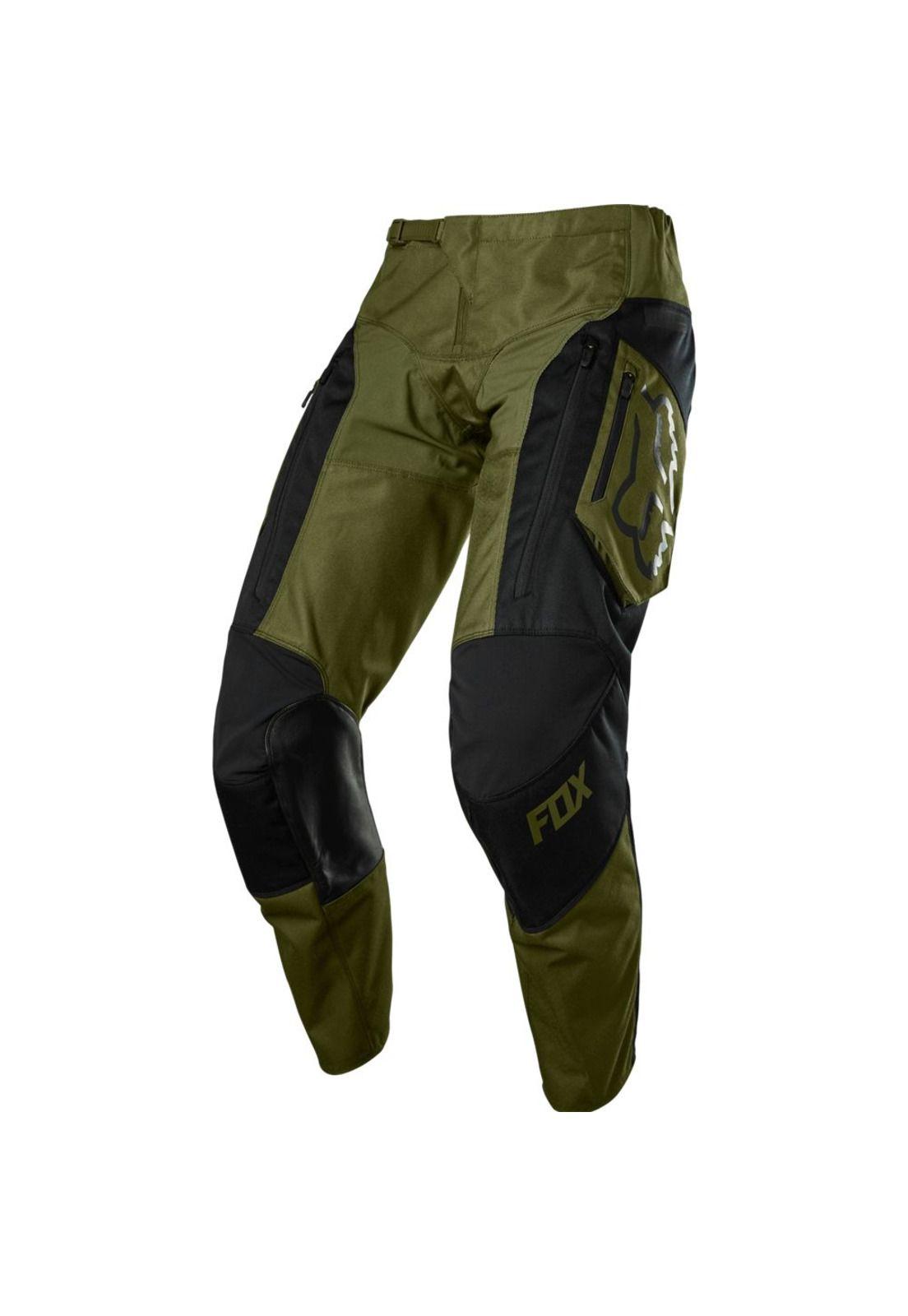 Pantalon Moto Legion LT Verde Fox-1