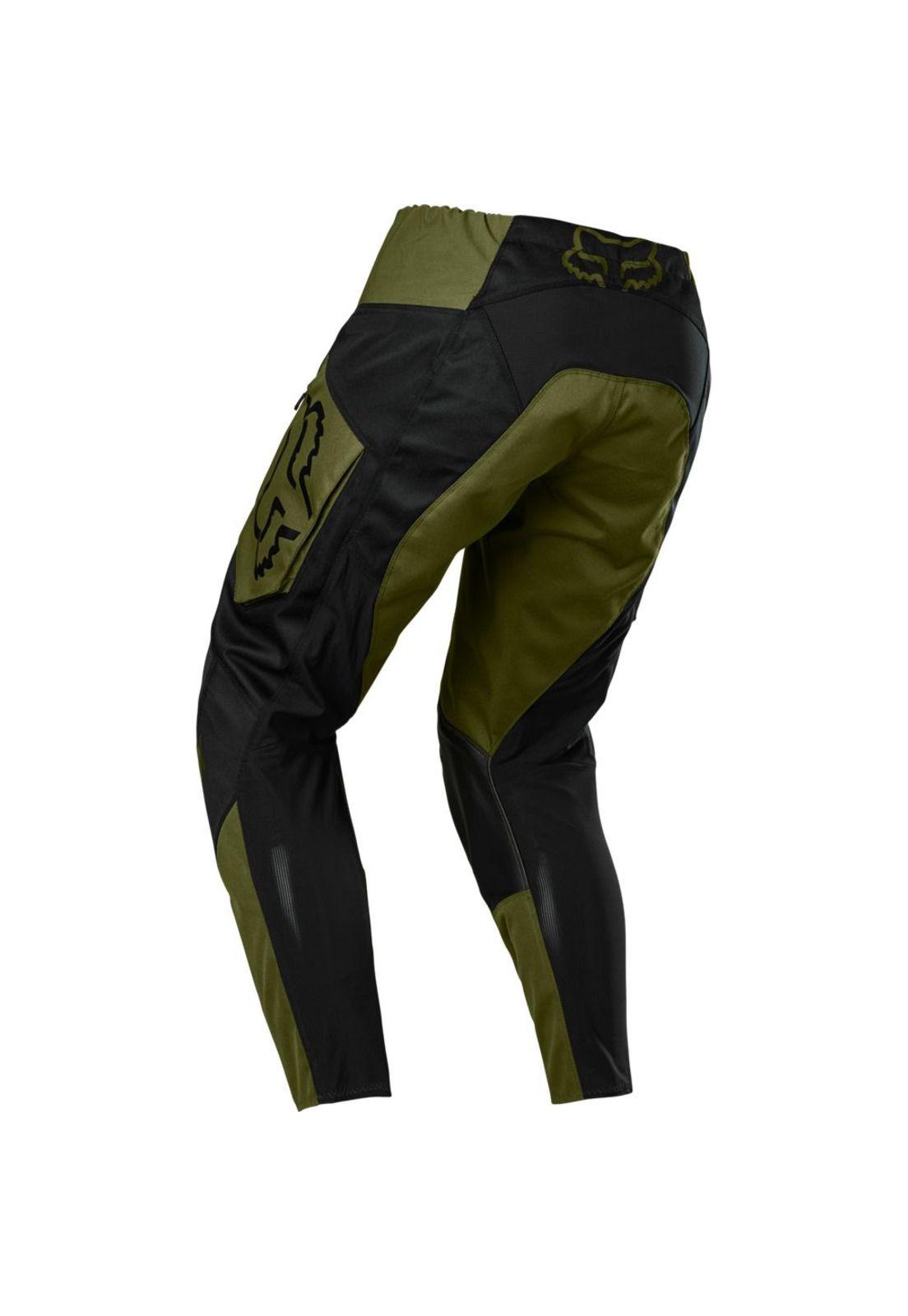 Pantalon Moto Legion LT Verde Fox-2