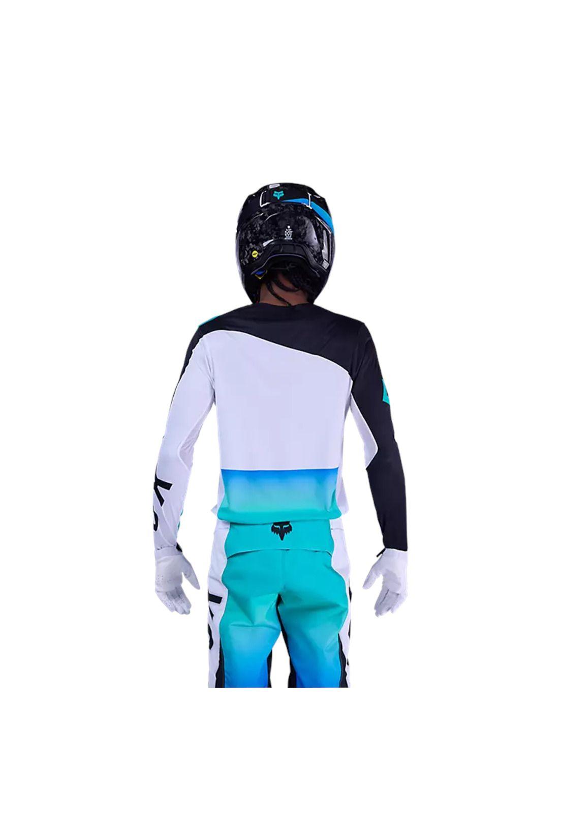 Polera Moto Flexair Spire Azul Fox-3
