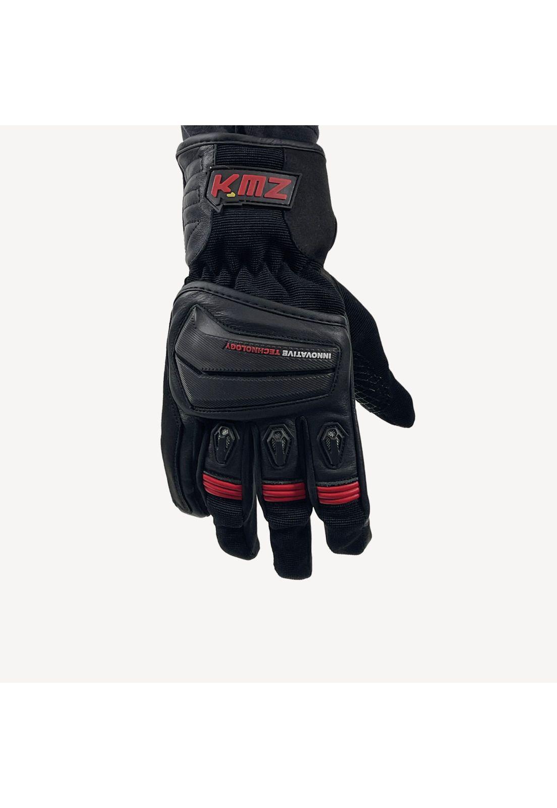 Guantes Moto Calle Raptor LI Negro/Rojo KMZ-0