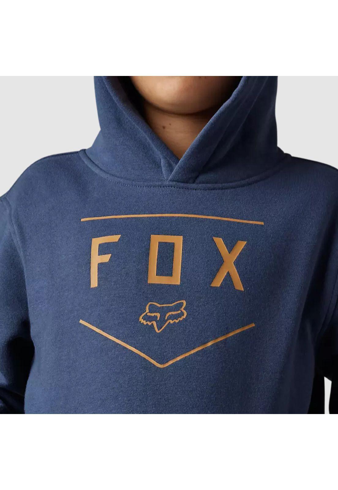 Poleron Lifestyle Niño Shield Azul Fox-3