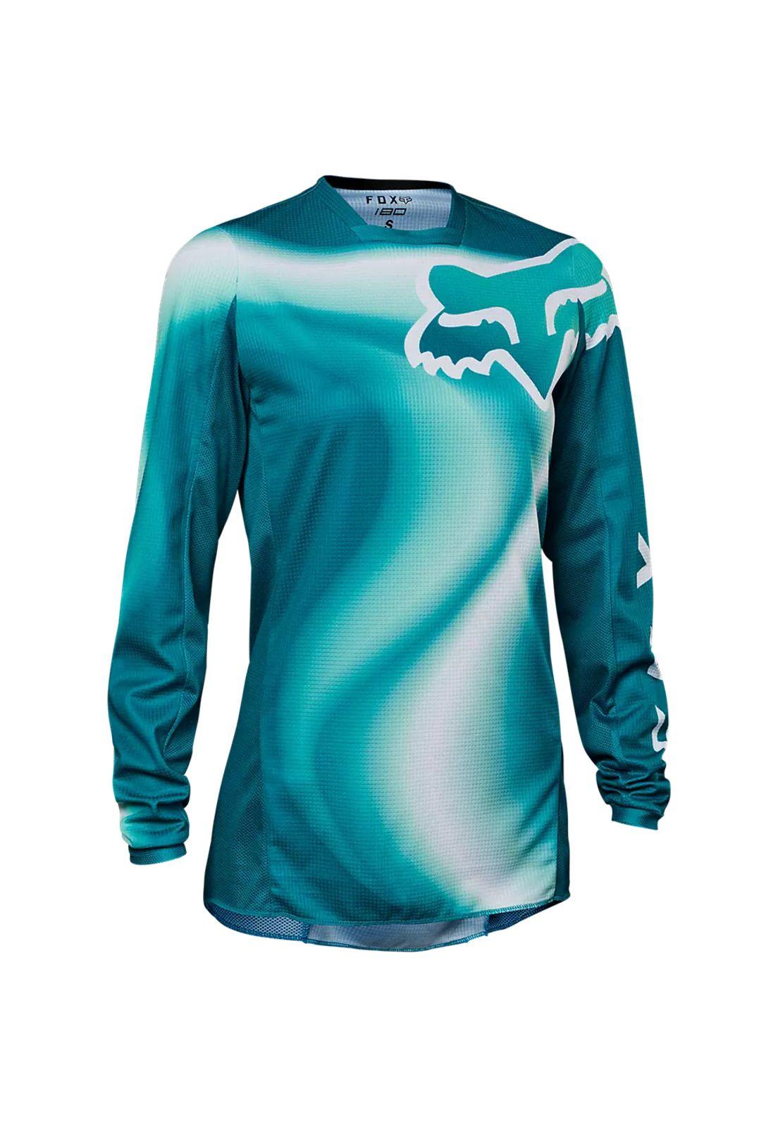 Polera Moto Mujer 180 Toxsyk Celeste Fox-0