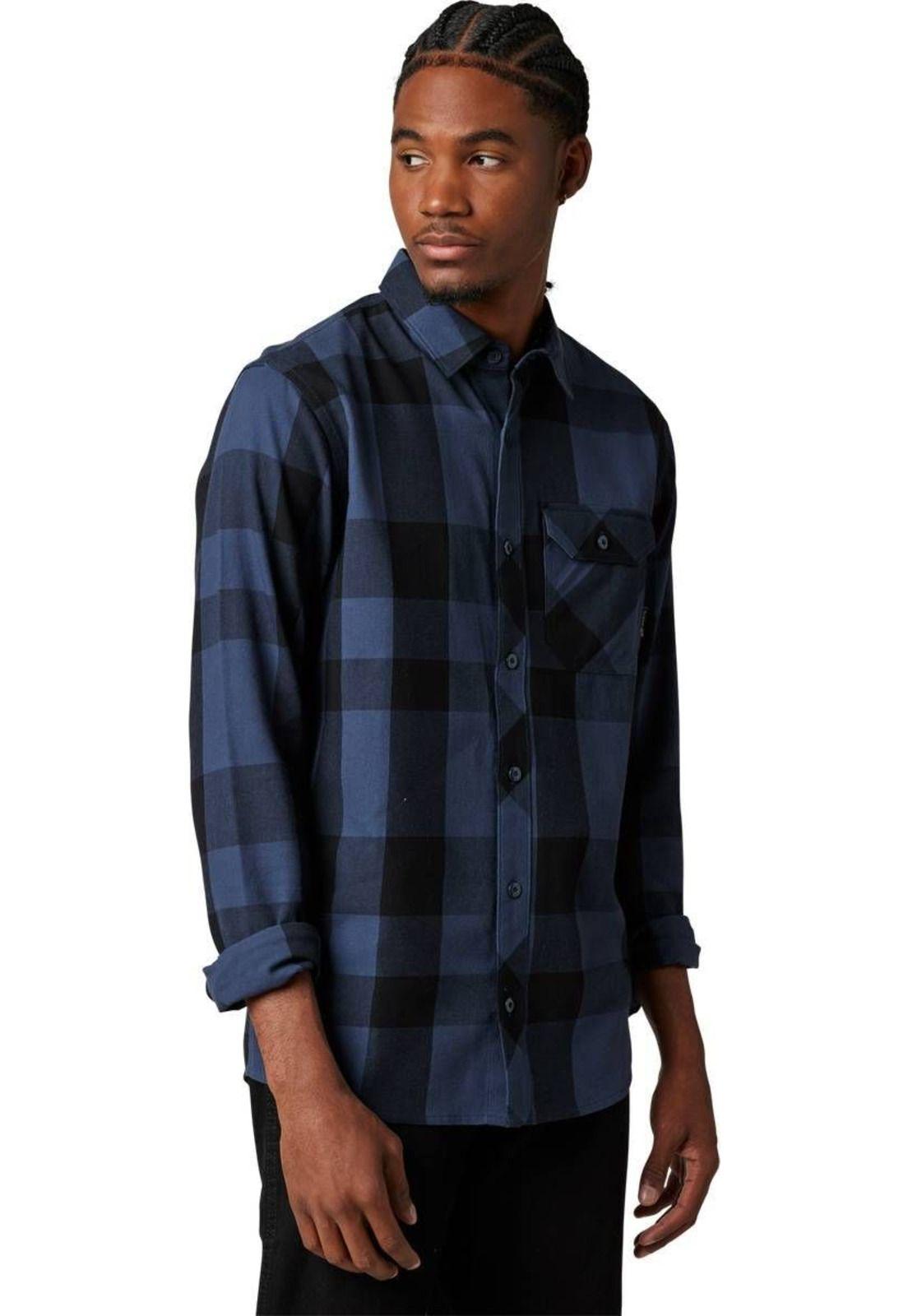 Camisa Lifestyle Voyd 2.0 Azul Fox-0