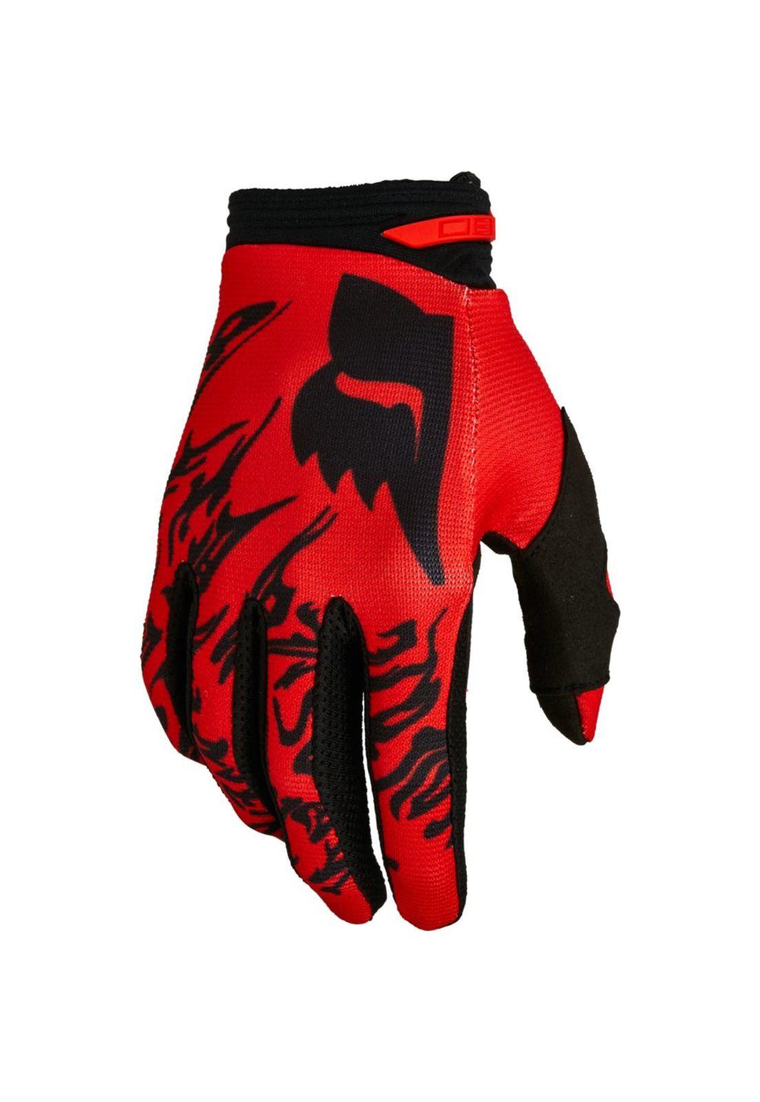 Guantes Moto 180 Peril Rojo/Negro/Blanco Fox-0