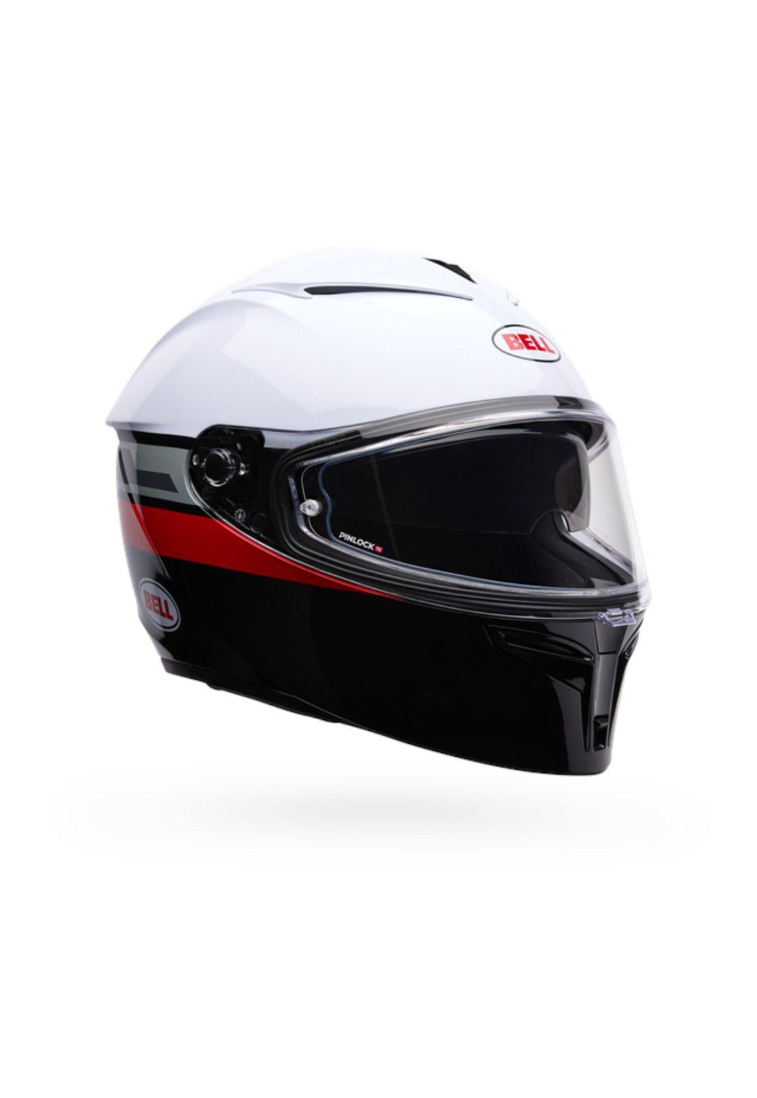 Casco Moto Calle Lithium Motion Blanco/Negro Bell-0