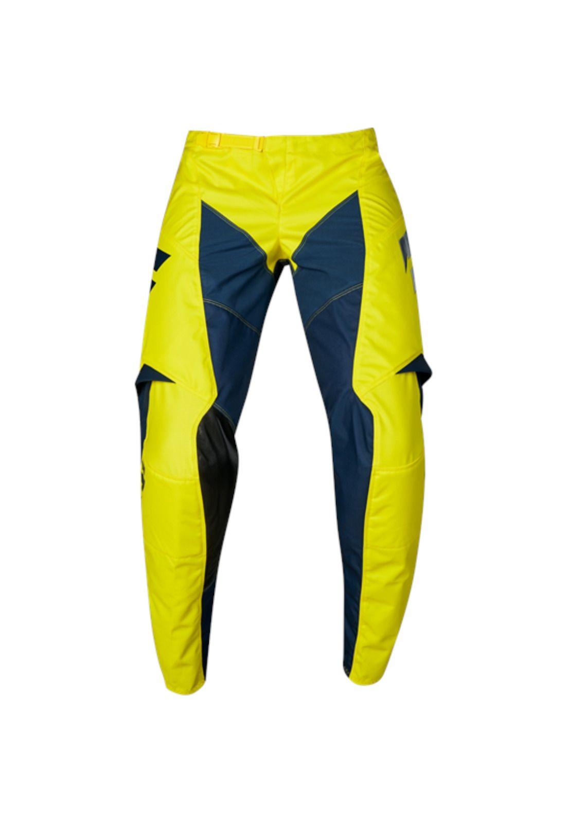 Pantalon Moto White York Amarillo Shift-0
