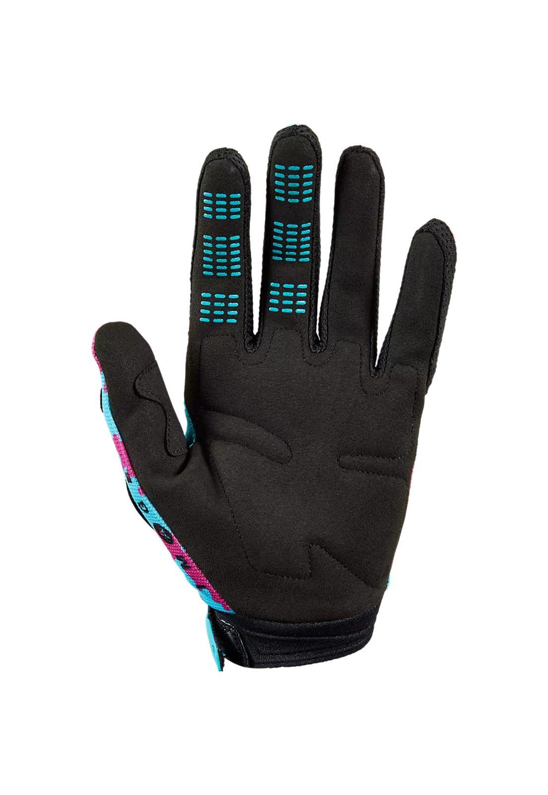 Guantes Moto 180 NUKLR Celeste/Morado Fox-1
