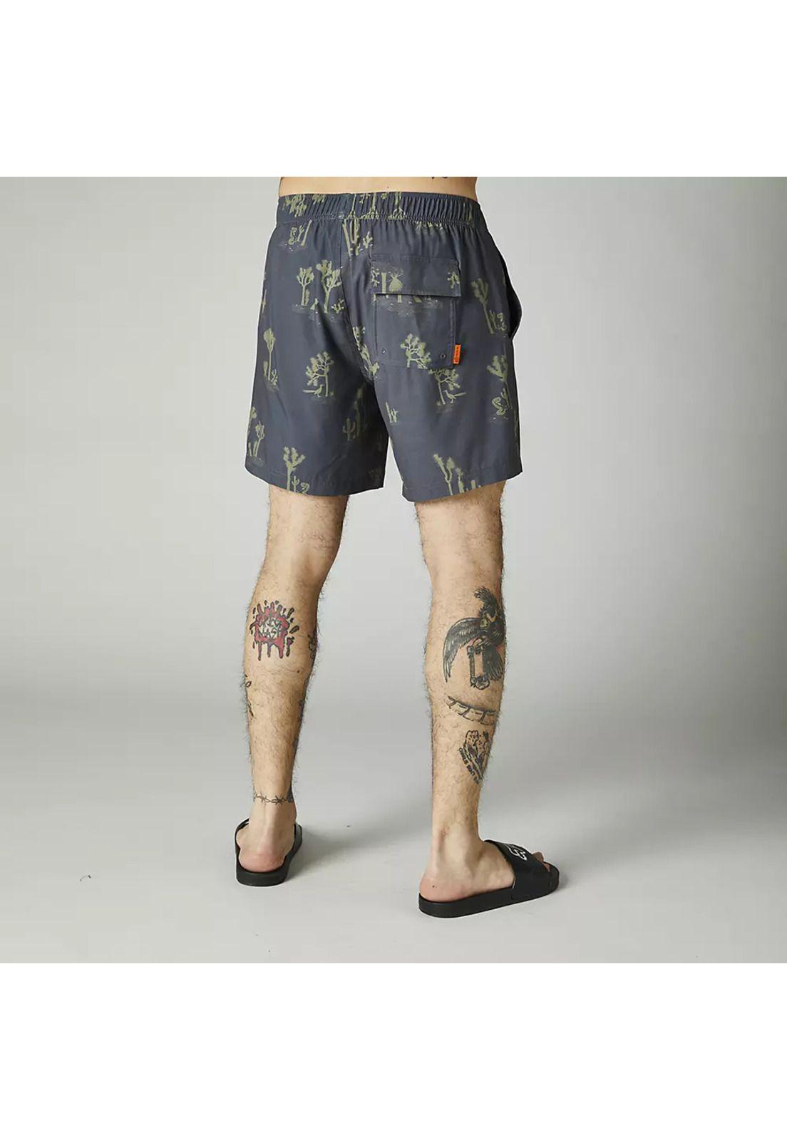 Traje de Baño Lifestyle Beaten Path Volley Gris Fox-3