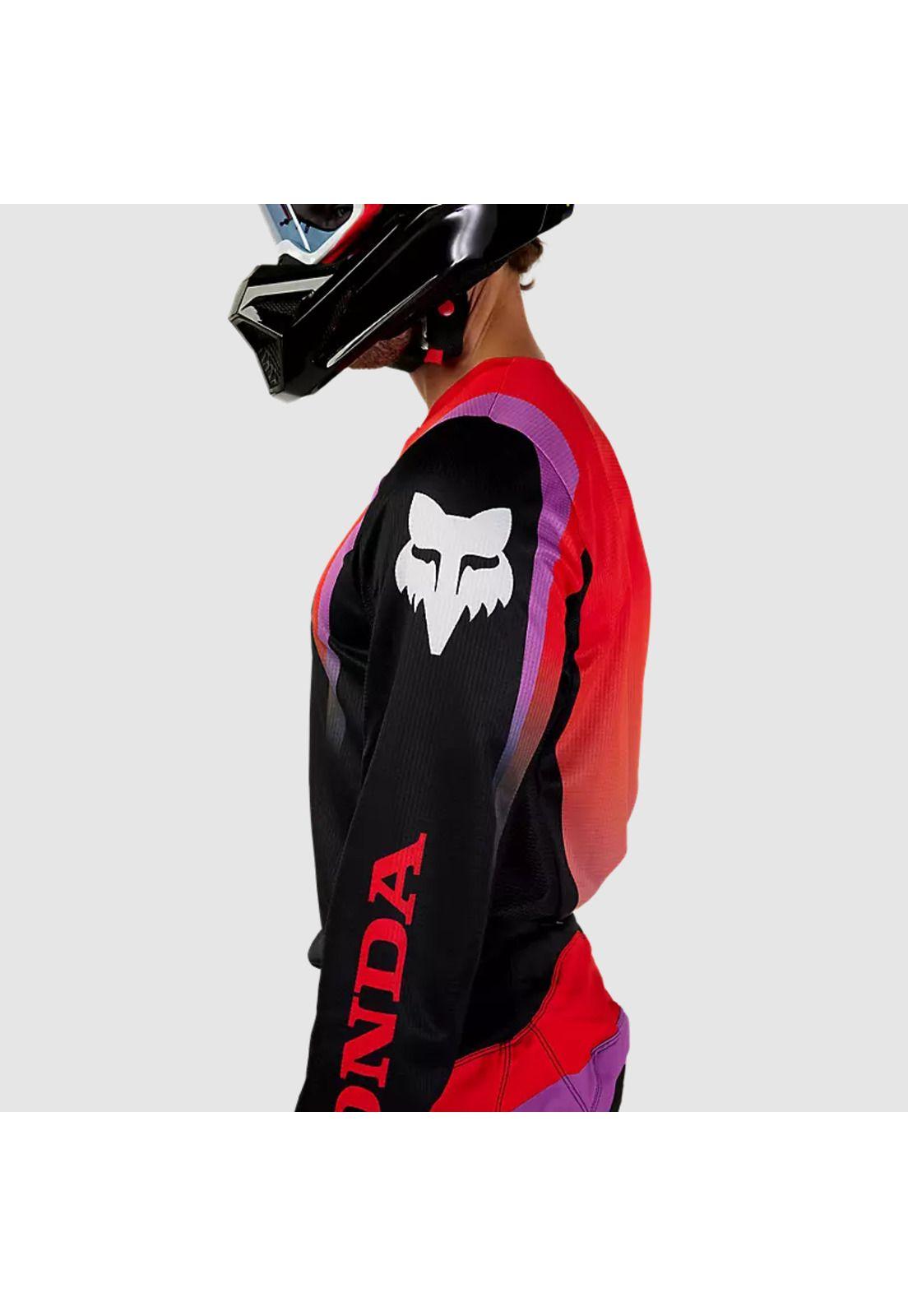 Polera Moto 180 Honda Multicolor Fox-4