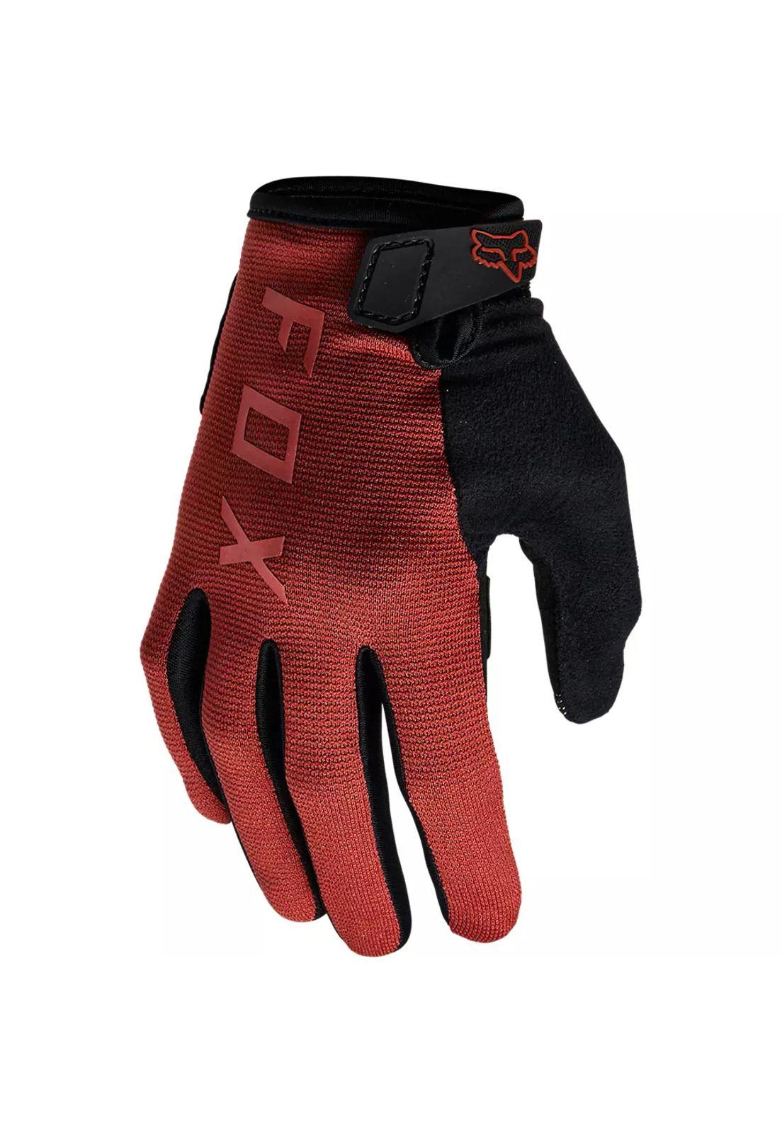 Guantes Bicicleta Mujer Ranger Gel Rojo Fox-0