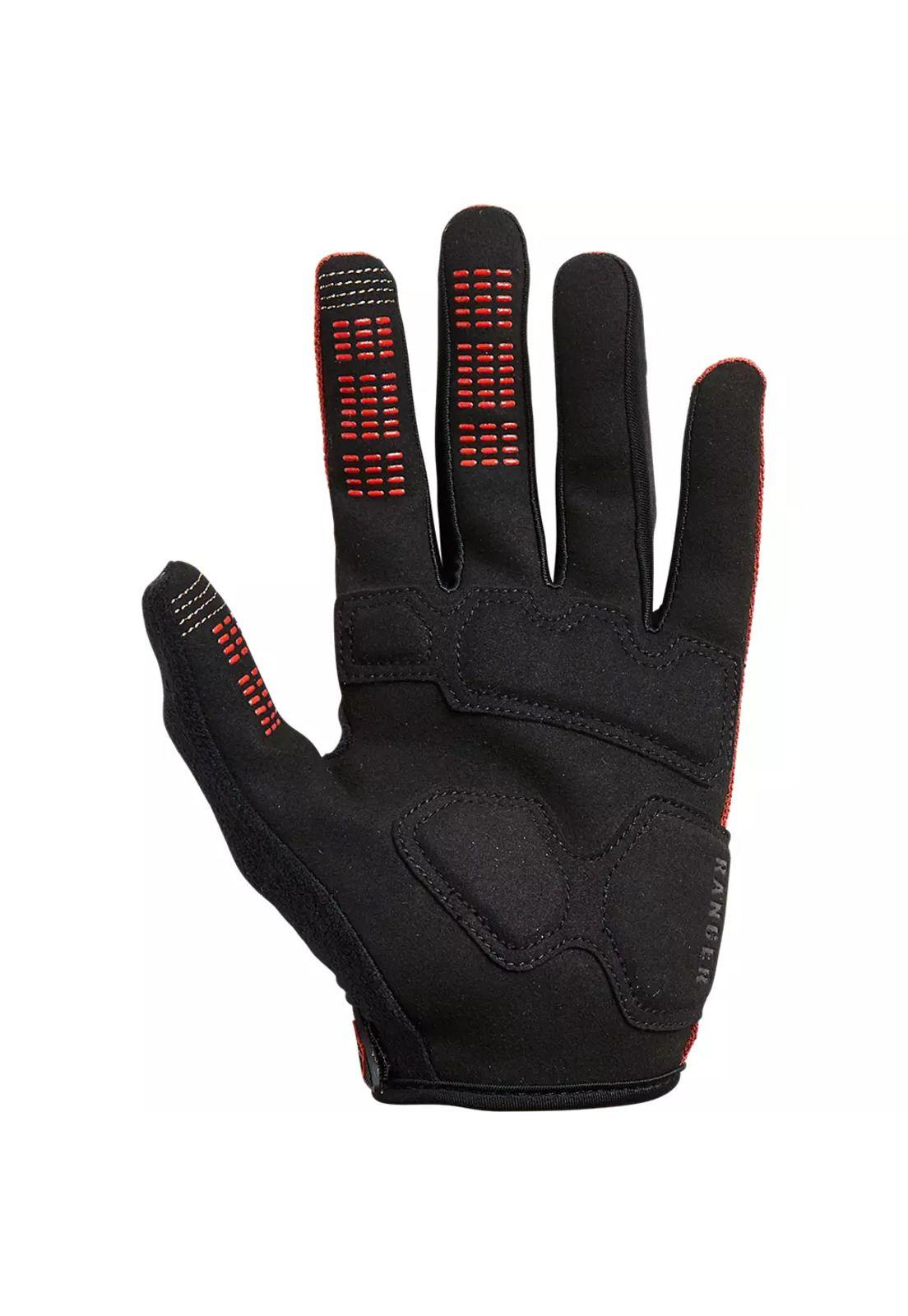 Guantes Bicicleta Mujer Ranger Gel Rojo Fox-1