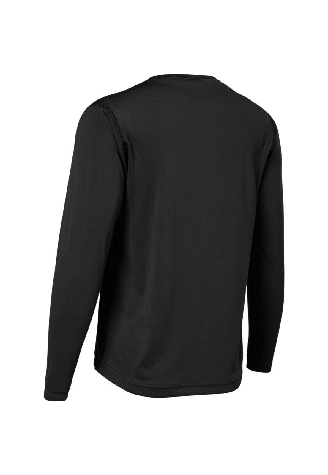 Polera Bicicleta Niño Ranger LS Negro Fox-1