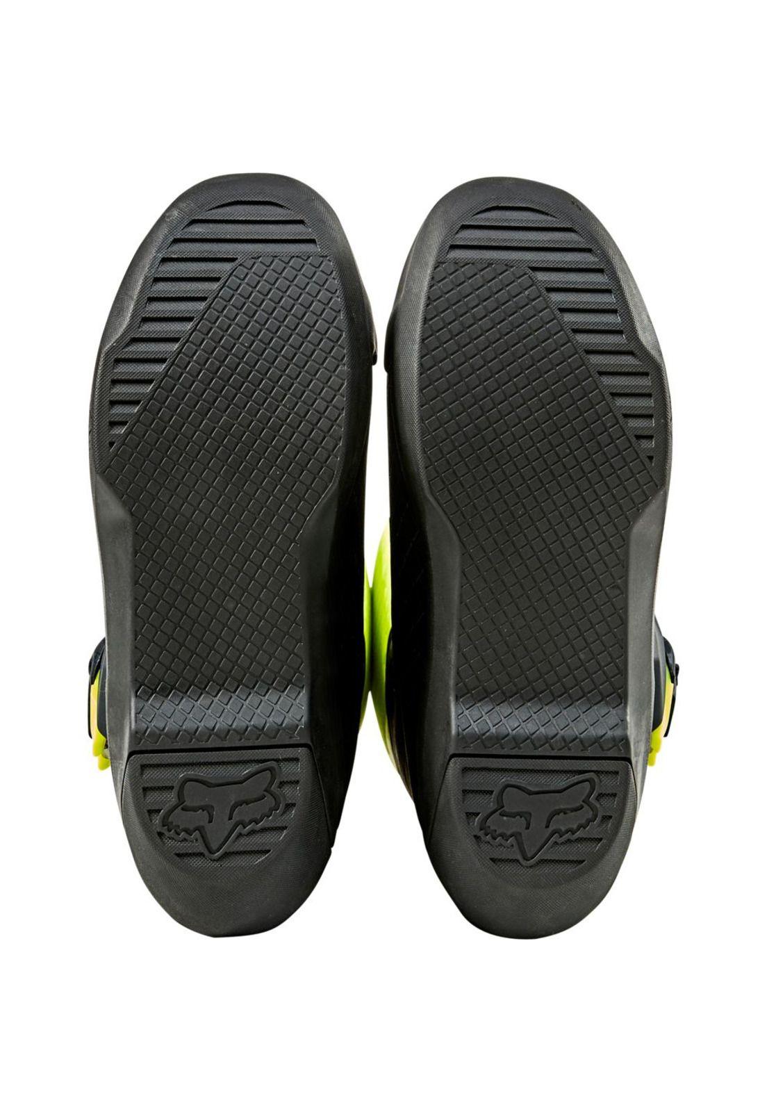 Botas Moto Comp Negro/Amarillo Fox-4