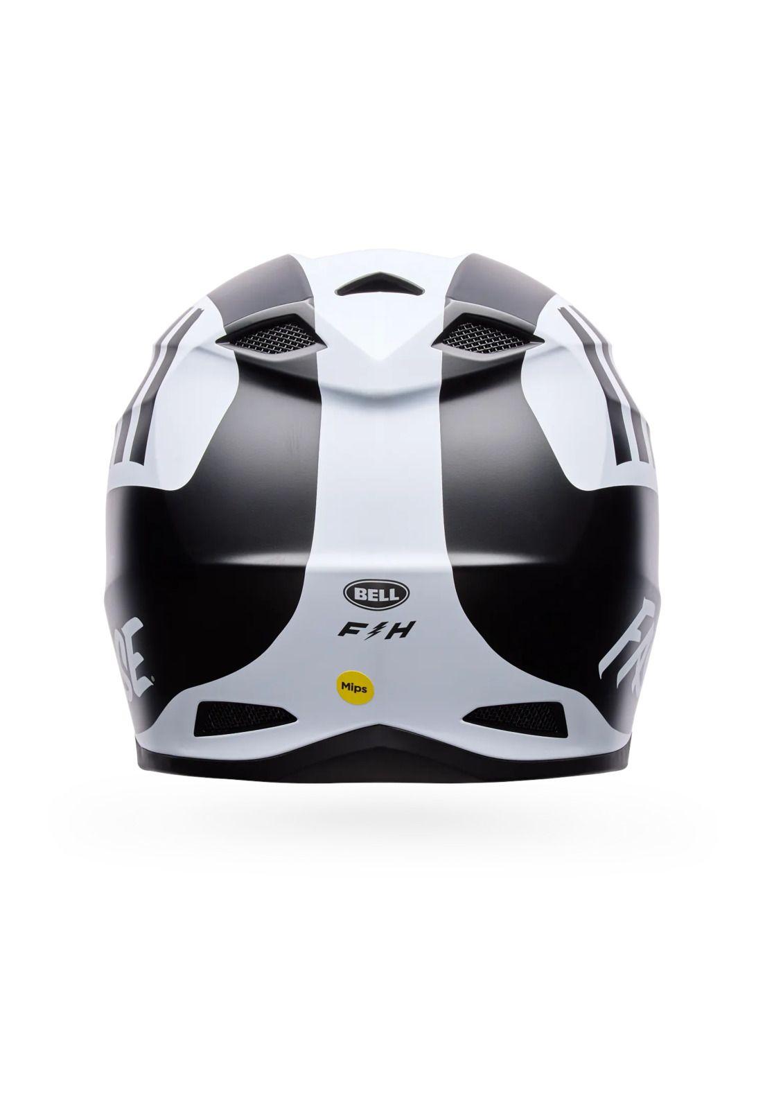 Casco Moto MX-10 Mips Fasthouse Negro/Blanco Bell-3