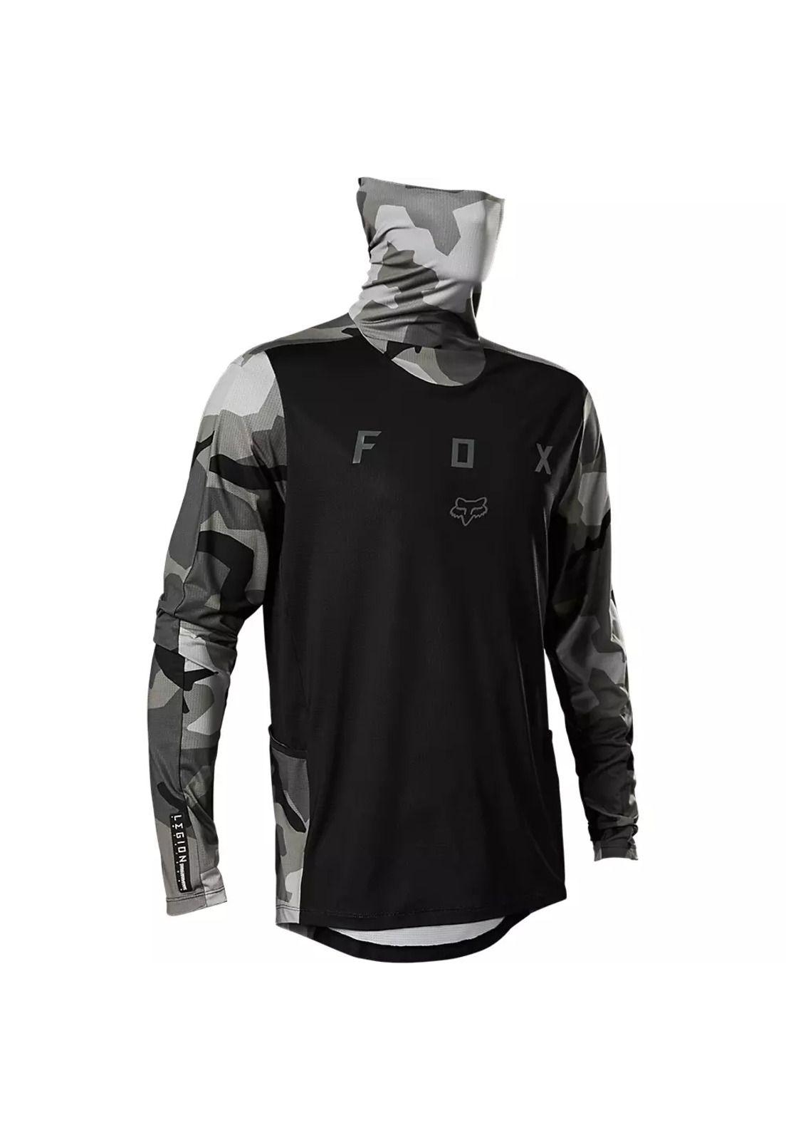 Polera Moto Ranger Drive Camo Negro Fox-0