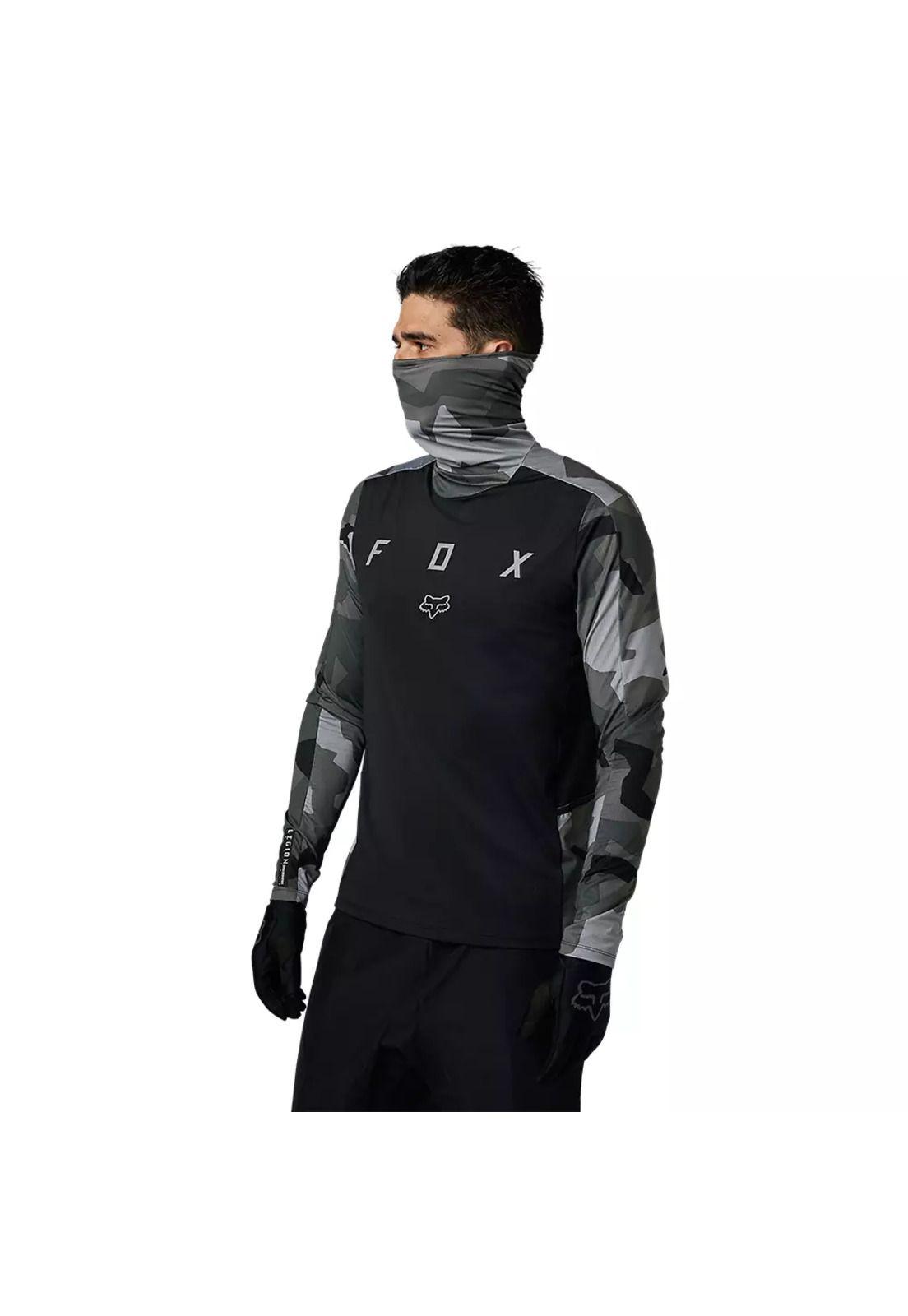 Polera Moto Ranger Drive Camo Negro Fox-1