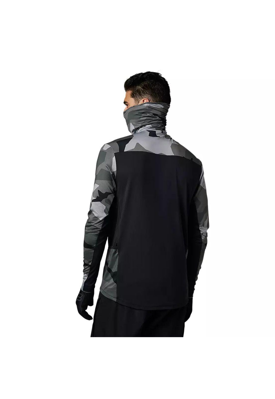 Polera Moto Ranger Drive Camo Negro Fox-2