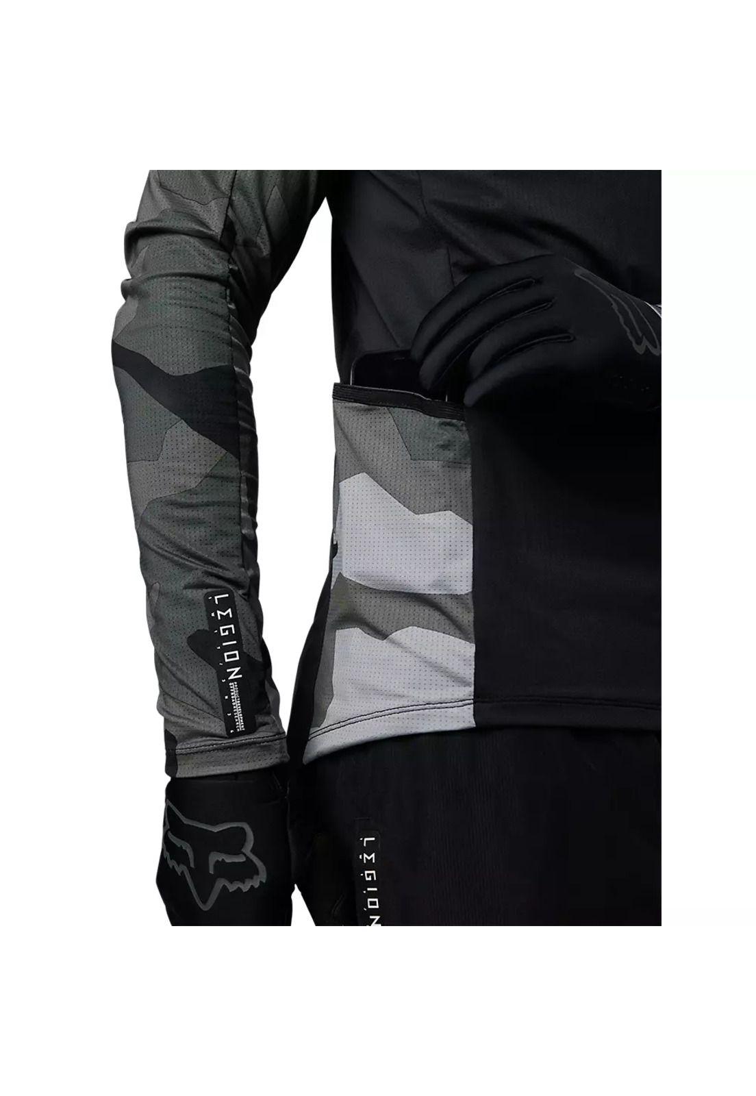 Polera Moto Ranger Drive Camo Negro Fox-3