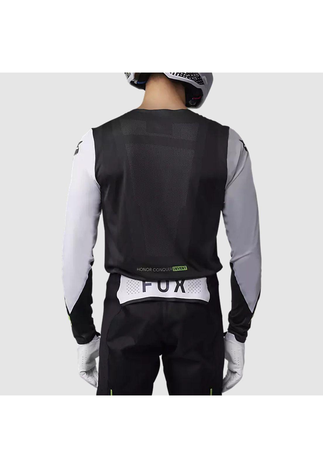 Polera Moto Flexair Edición Limitada 50.º Negro Fox-3